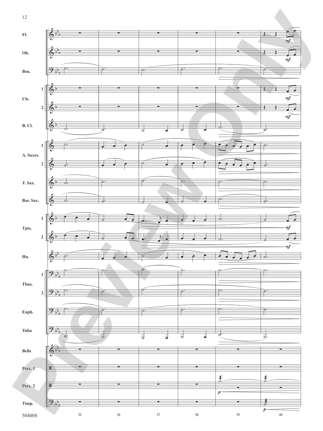 SNOWDRIFTS/YS: Concert Band Conductor Score & Parts