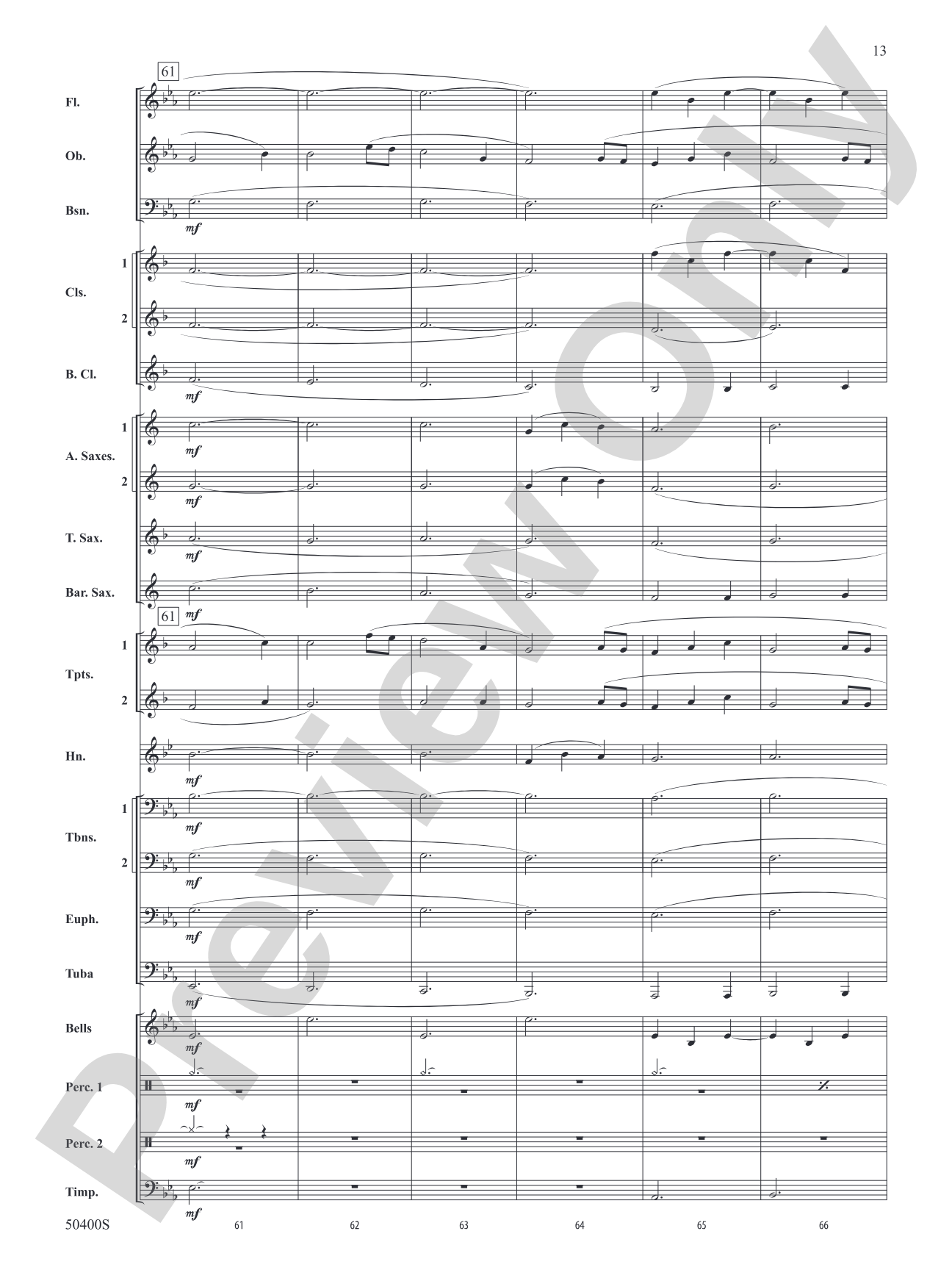 SNOWDRIFTS/YS: Concert Band Conductor Score & Parts