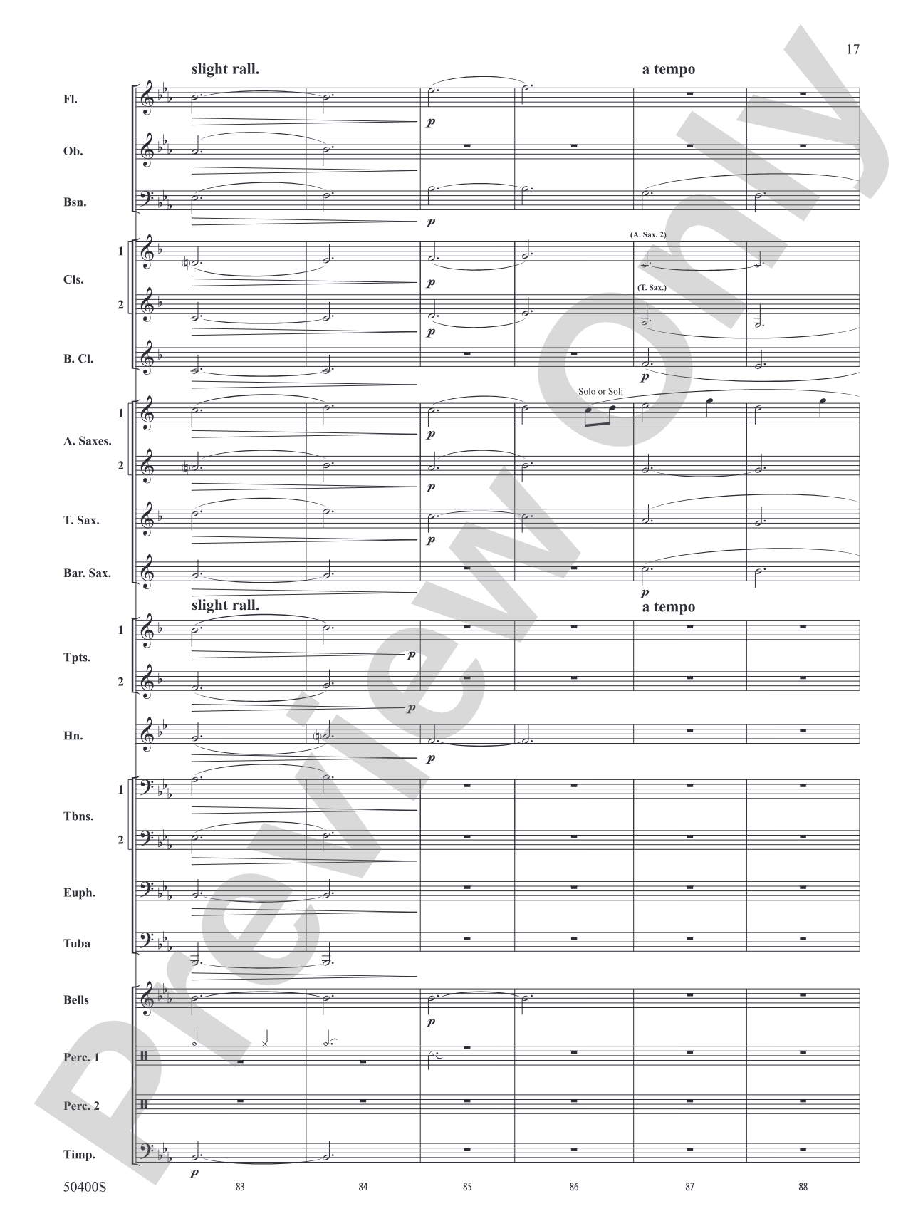 SNOWDRIFTS/YS: Concert Band Conductor Score & Parts