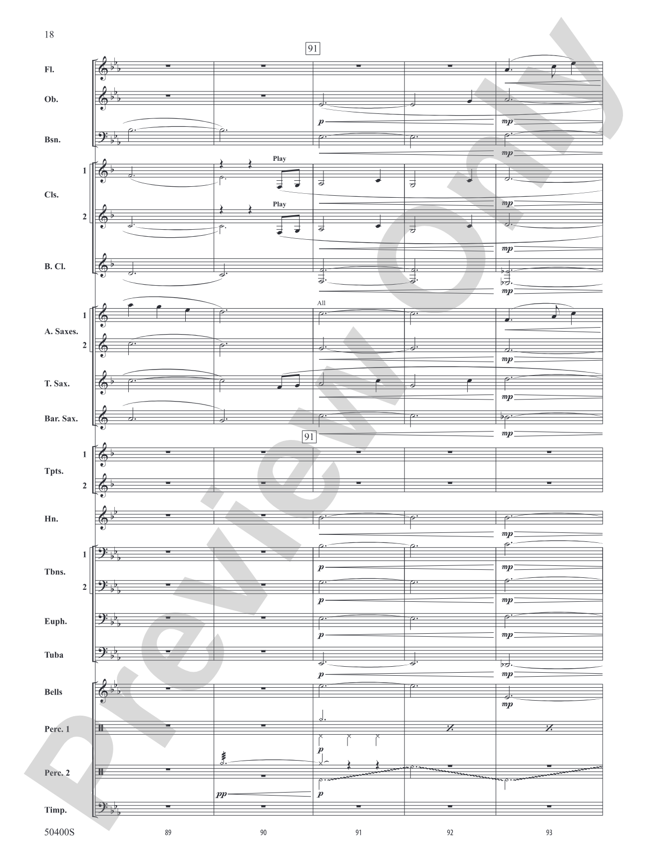 SNOWDRIFTS/YS: Concert Band Conductor Score & Parts