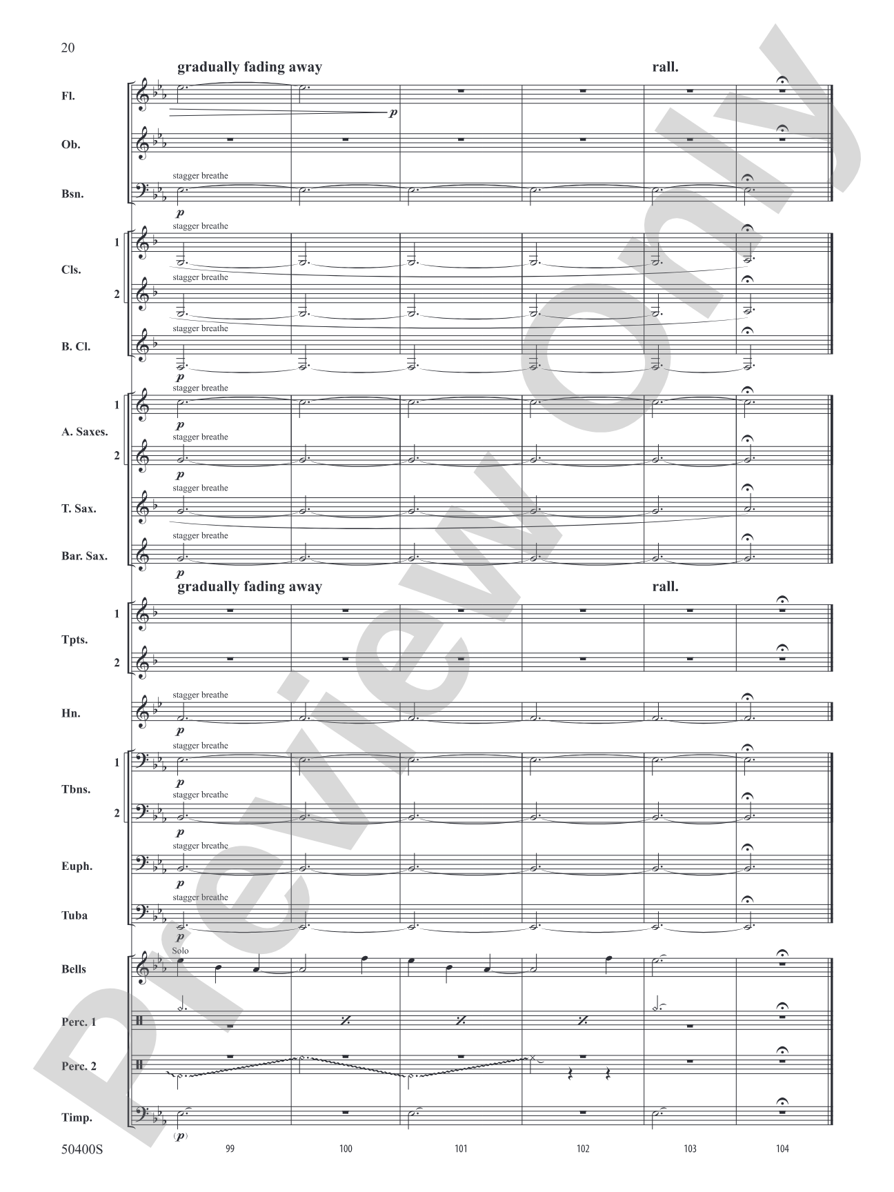 SNOWDRIFTS/YS: Concert Band Conductor Score & Parts