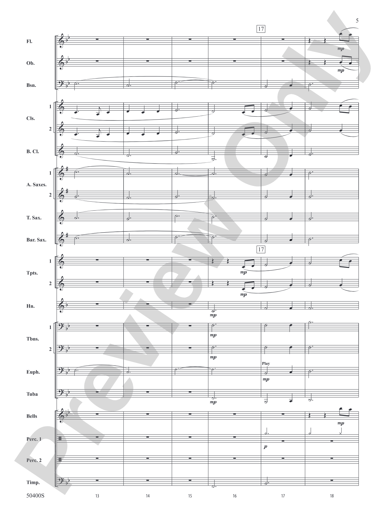 SNOWDRIFTS/YS: Concert Band Conductor Score & Parts
