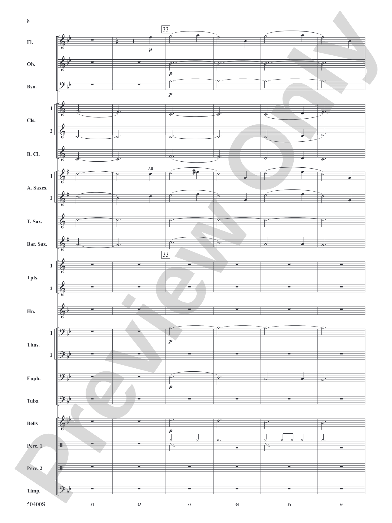 SNOWDRIFTS/YS: Concert Band Conductor Score & Parts