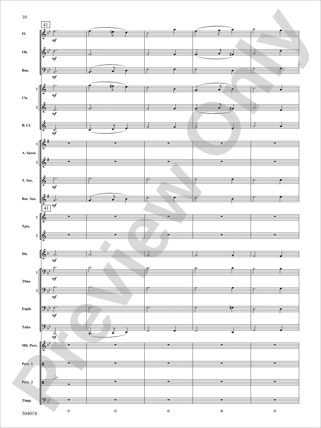 ON A DARK WINTER NIGHT/YS: Concert Band Conductor Score & Parts