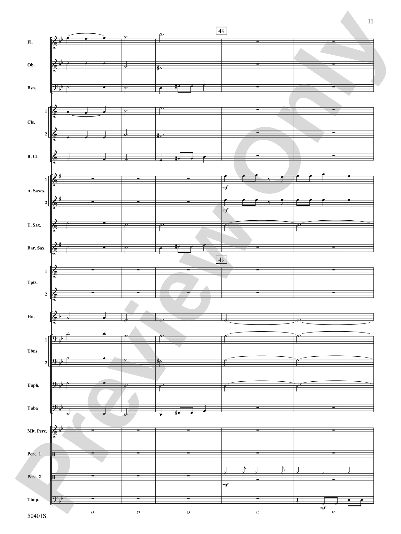 ON A DARK WINTER NIGHT/YS: Concert Band Conductor Score & Parts