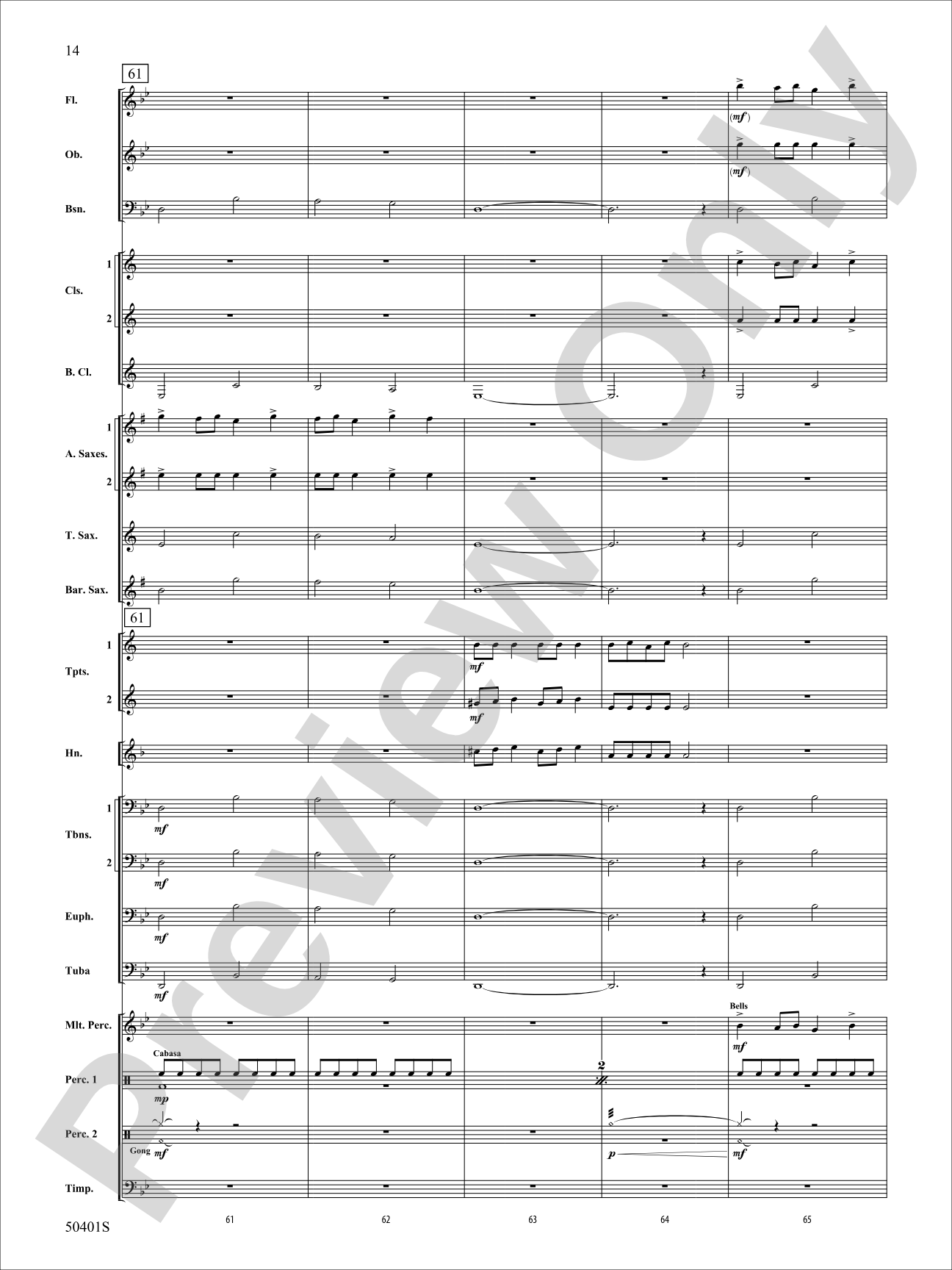 ON A DARK WINTER NIGHT/YS: Concert Band Conductor Score & Parts