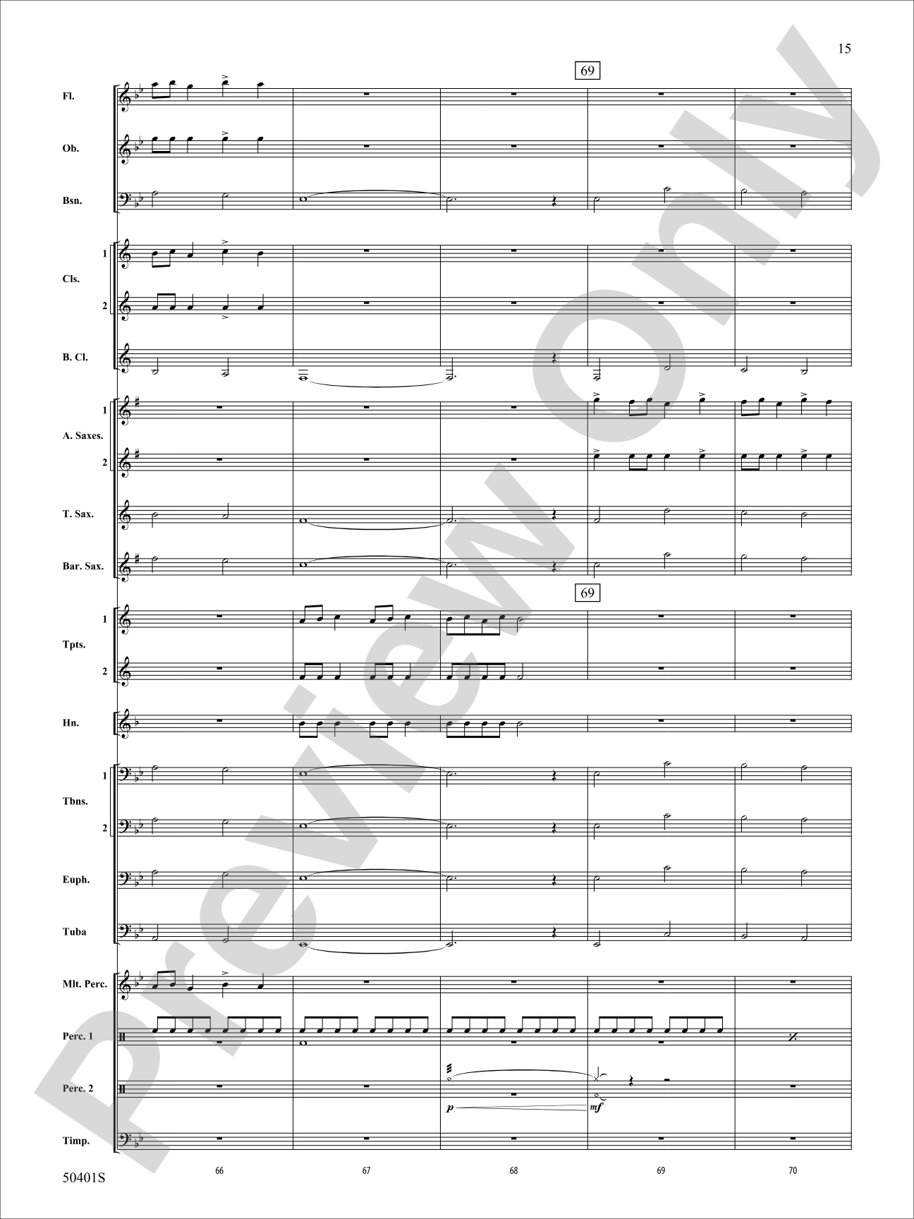 ON A DARK WINTER NIGHT/YS: Concert Band Conductor Score & Parts
