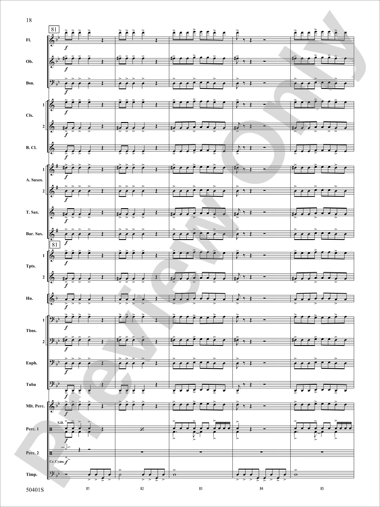 ON A DARK WINTER NIGHT/YS: Concert Band Conductor Score & Parts