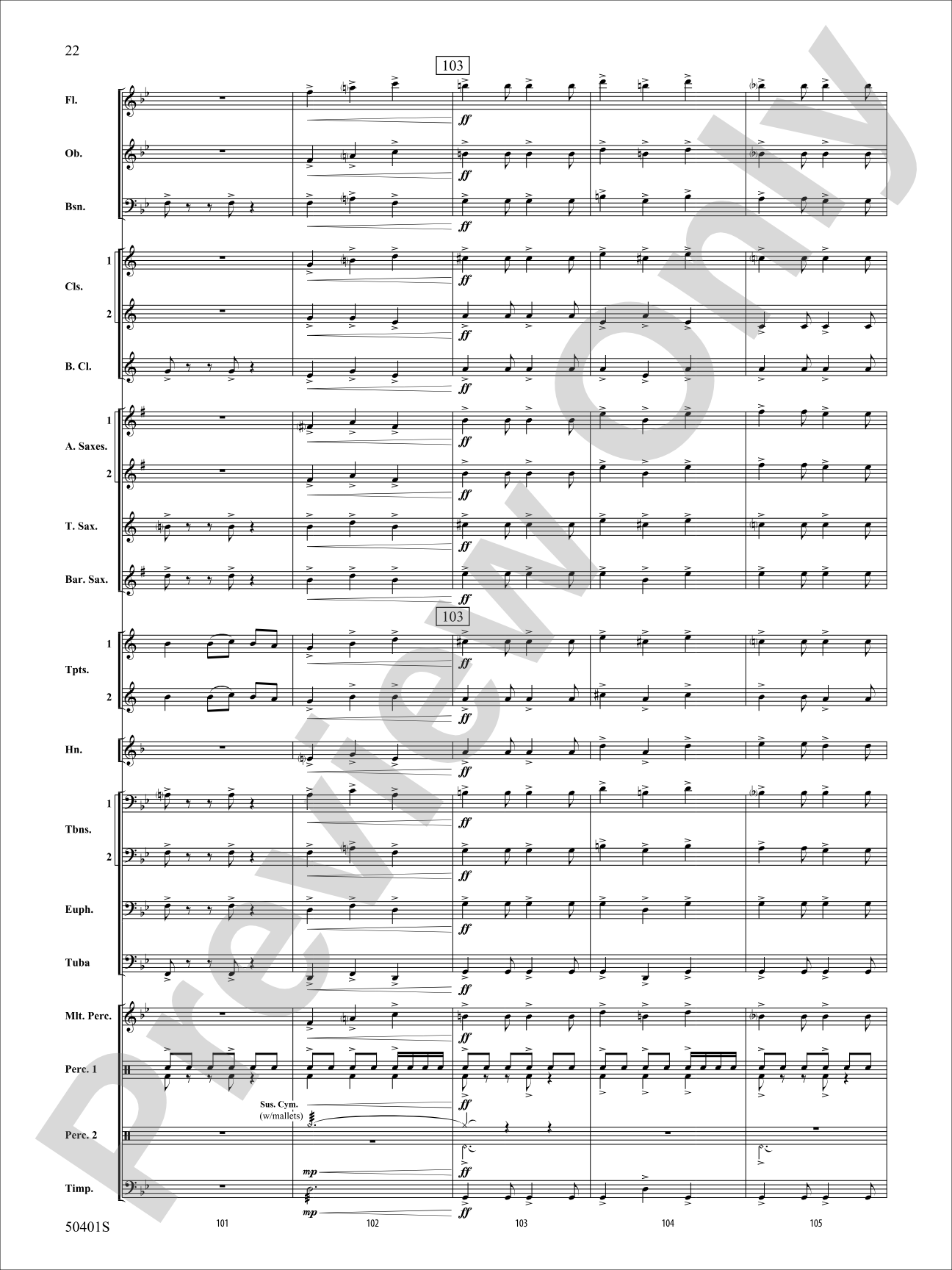 ON A DARK WINTER NIGHT/YS: Concert Band Conductor Score & Parts