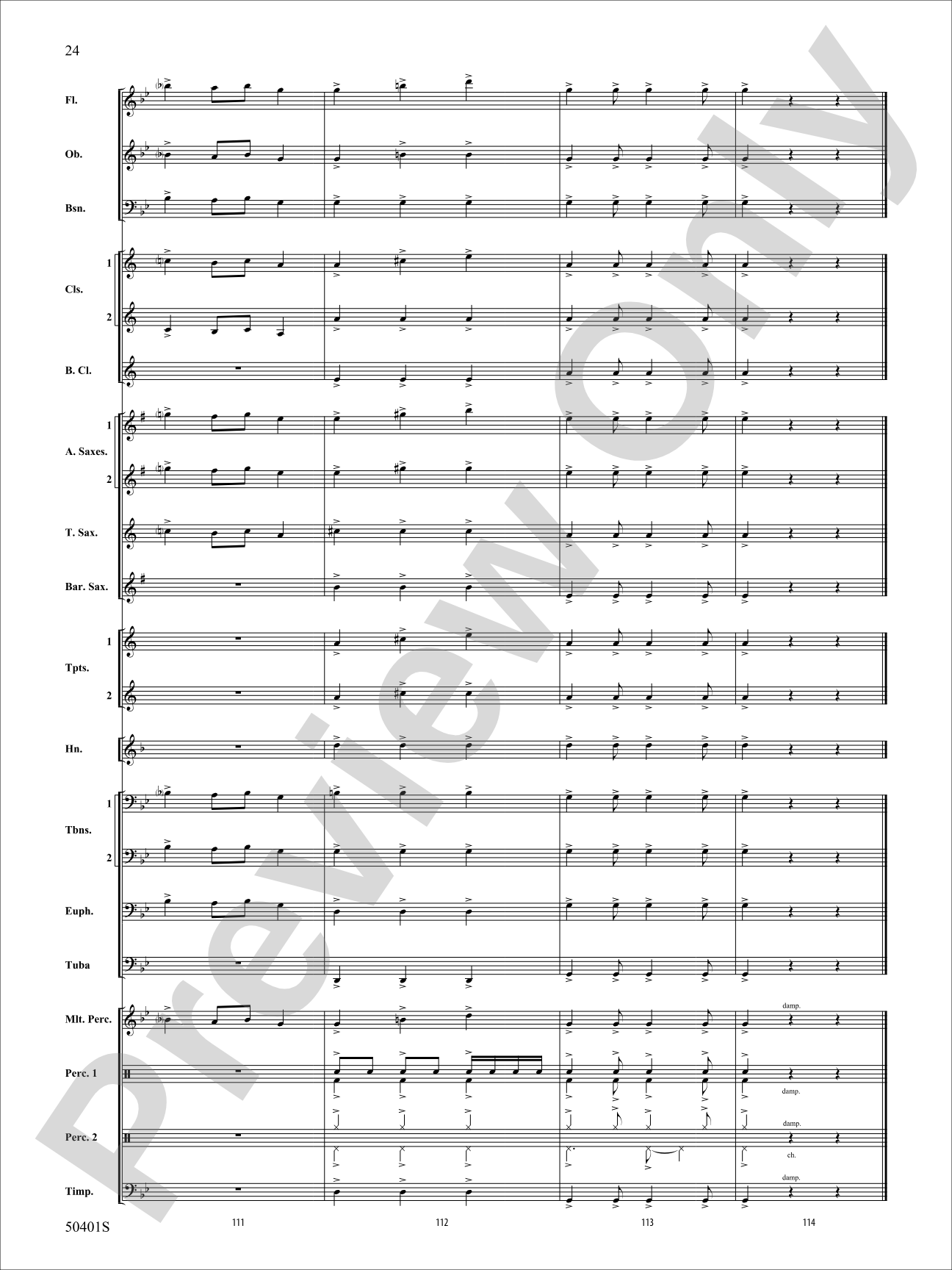 ON A DARK WINTER NIGHT/YS: Concert Band Conductor Score & Parts