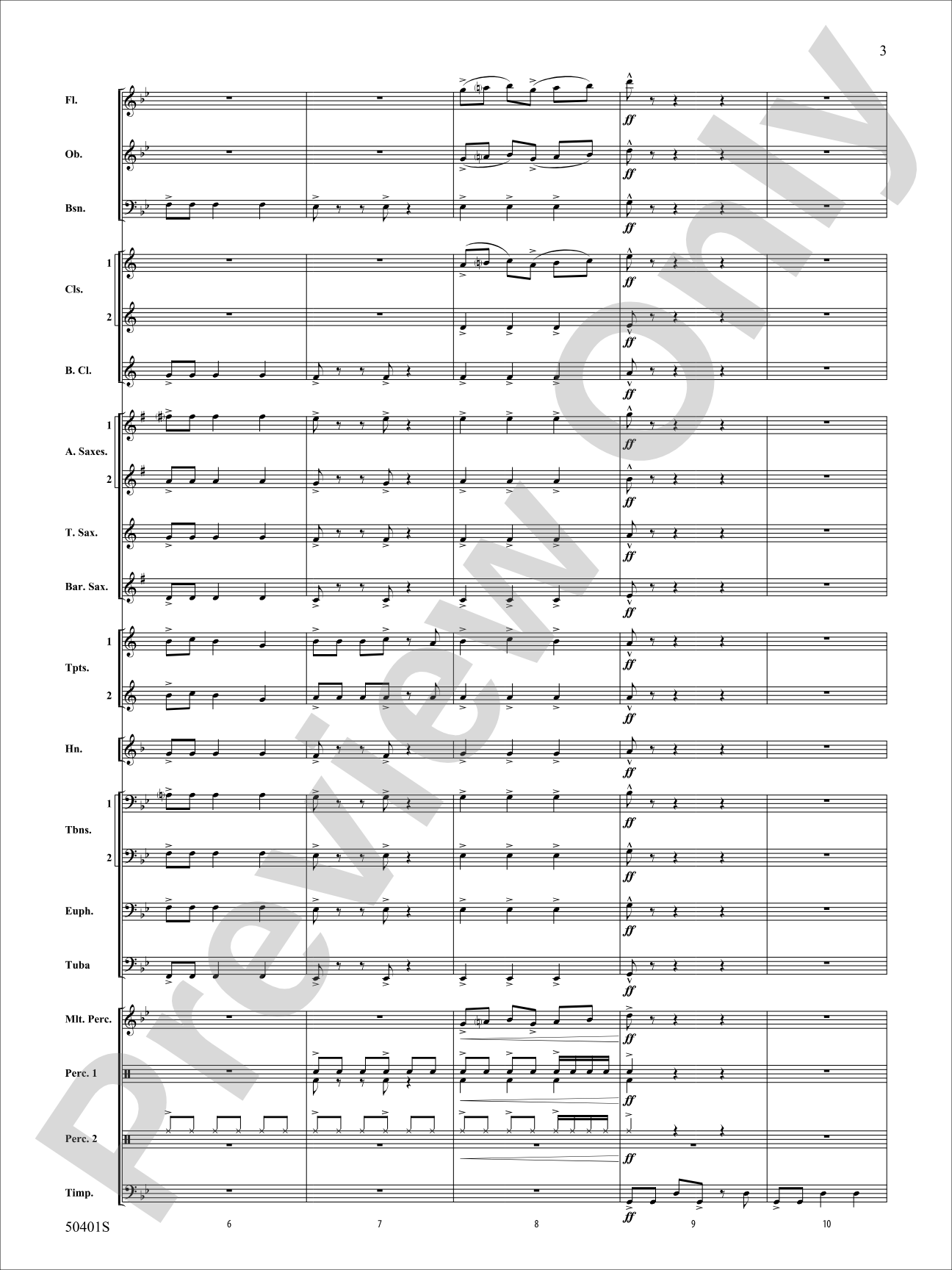 ON A DARK WINTER NIGHT/YS: Concert Band Conductor Score & Parts