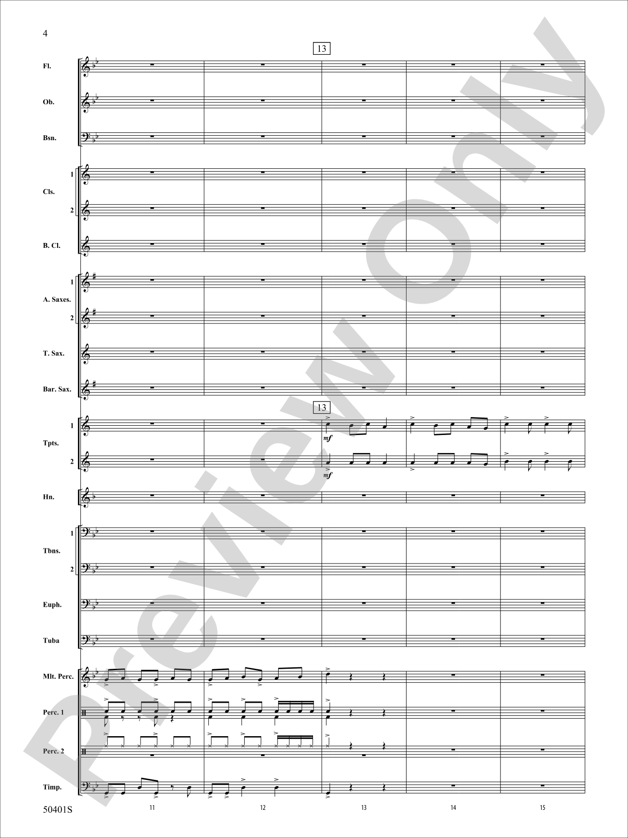 ON A DARK WINTER NIGHT/YS: Concert Band Conductor Score & Parts