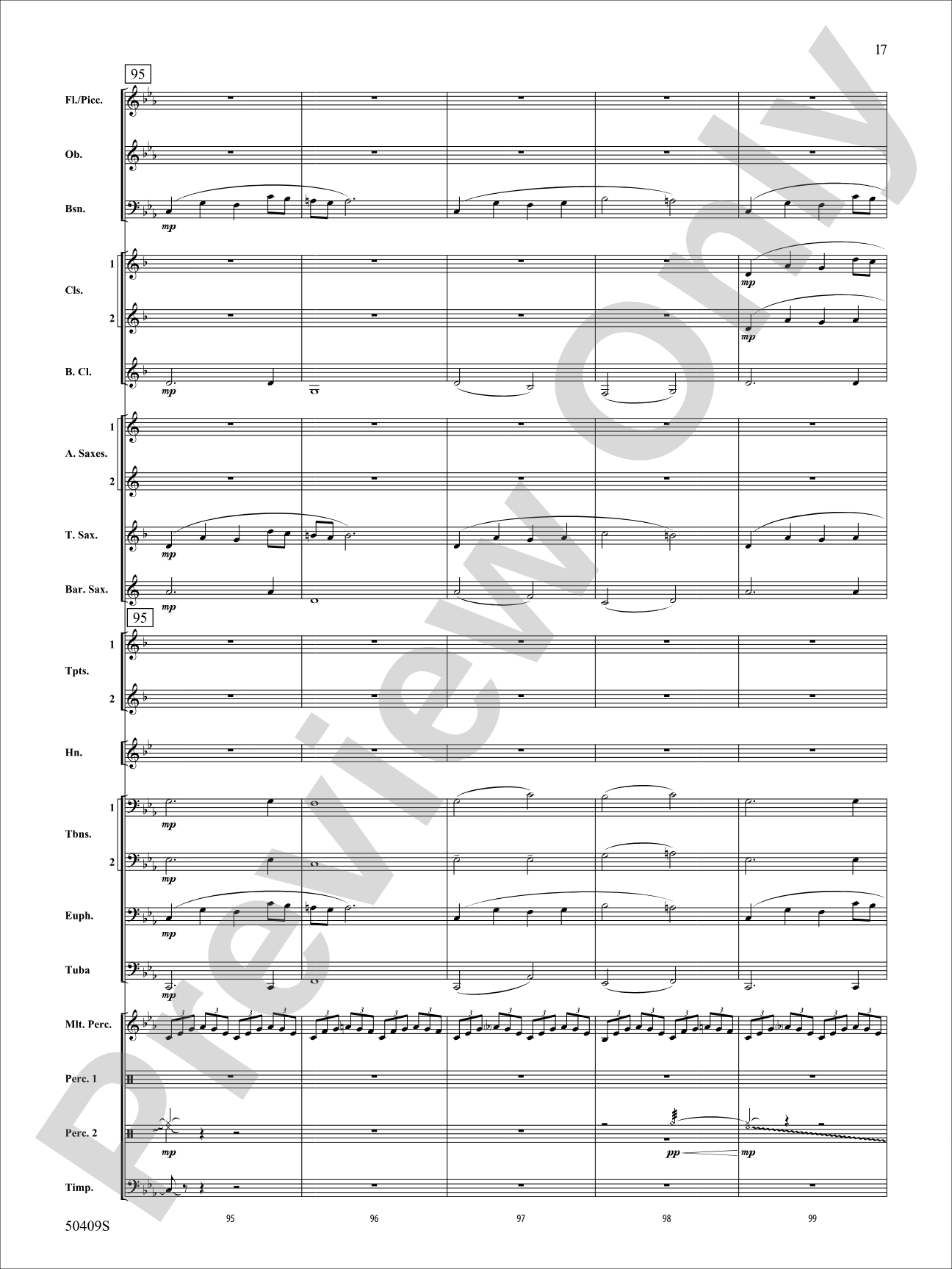 Fury of the Storm: Concert Band Conductor Score & Parts
