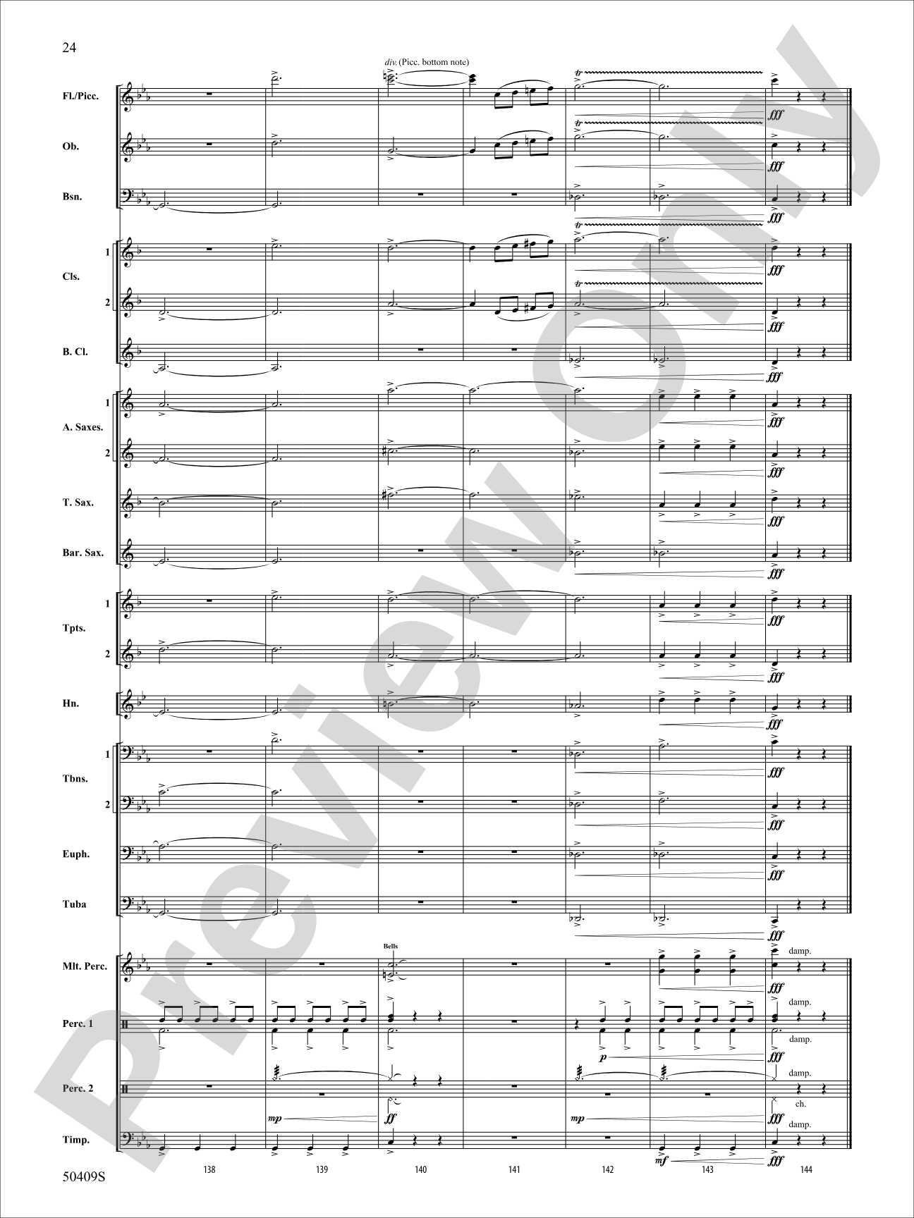 Fury of the Storm: Concert Band Conductor Score & Parts