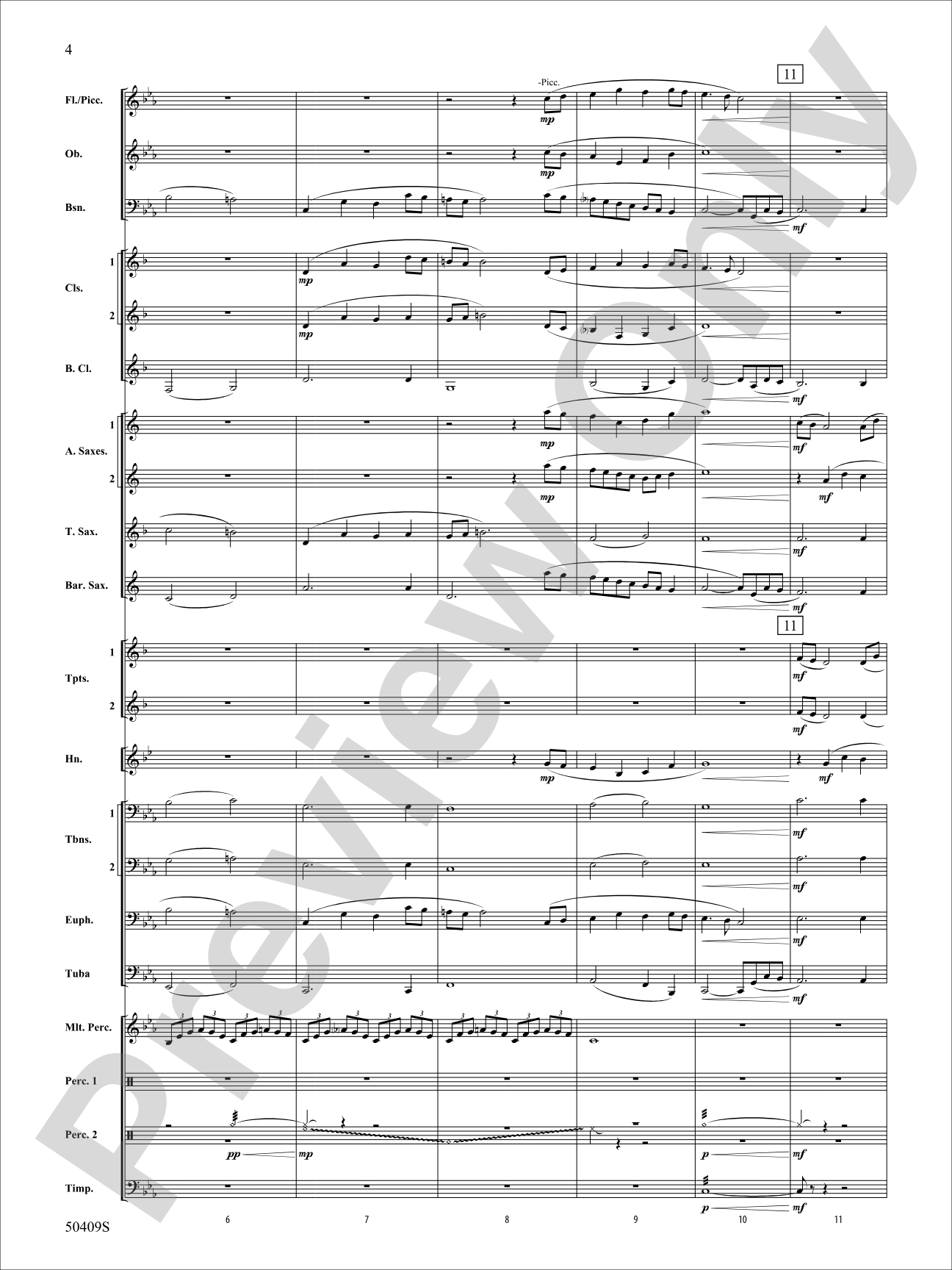 Fury of the Storm: Concert Band Conductor Score & Parts