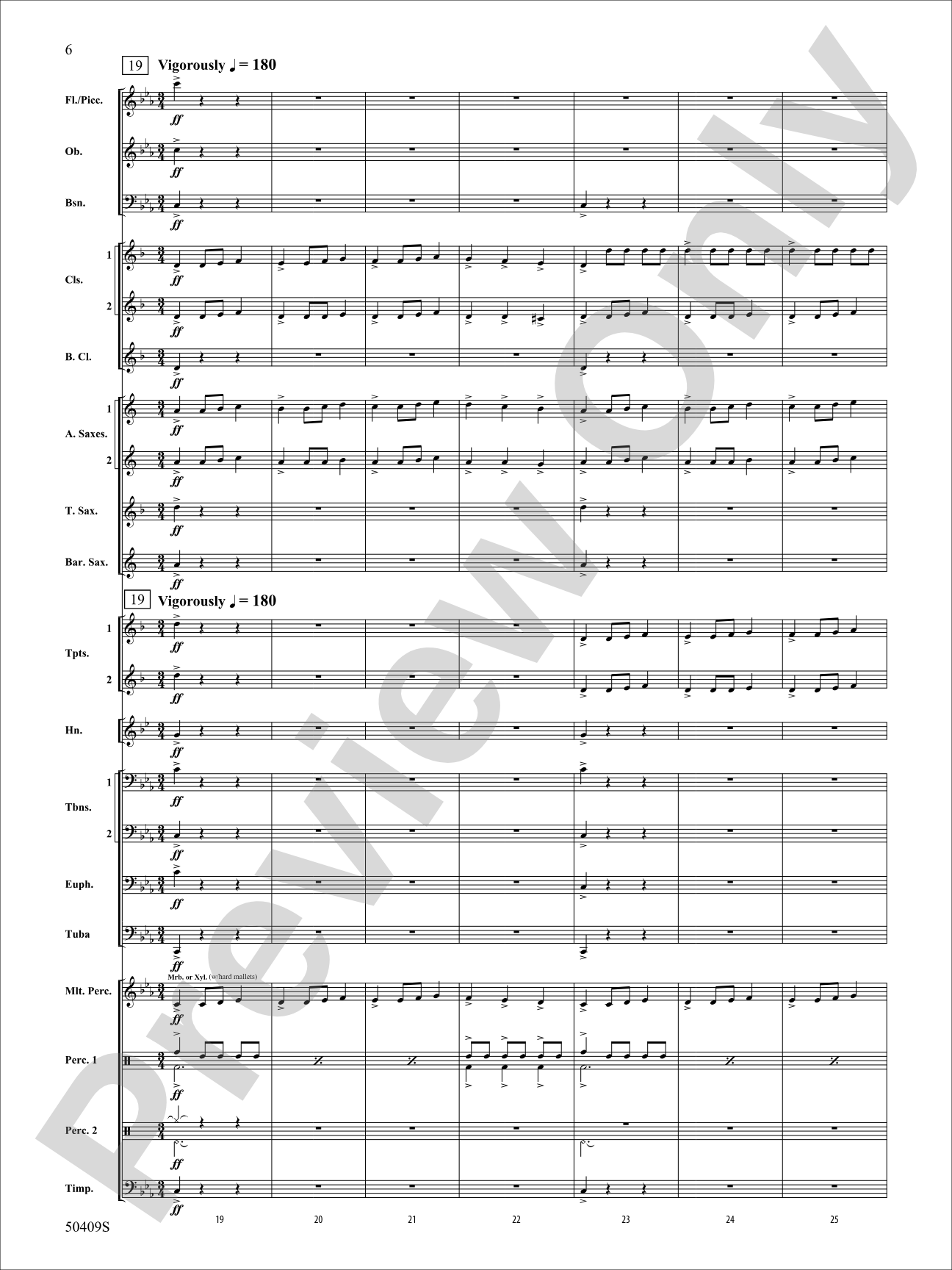 Fury of the Storm: Concert Band Conductor Score & Parts
