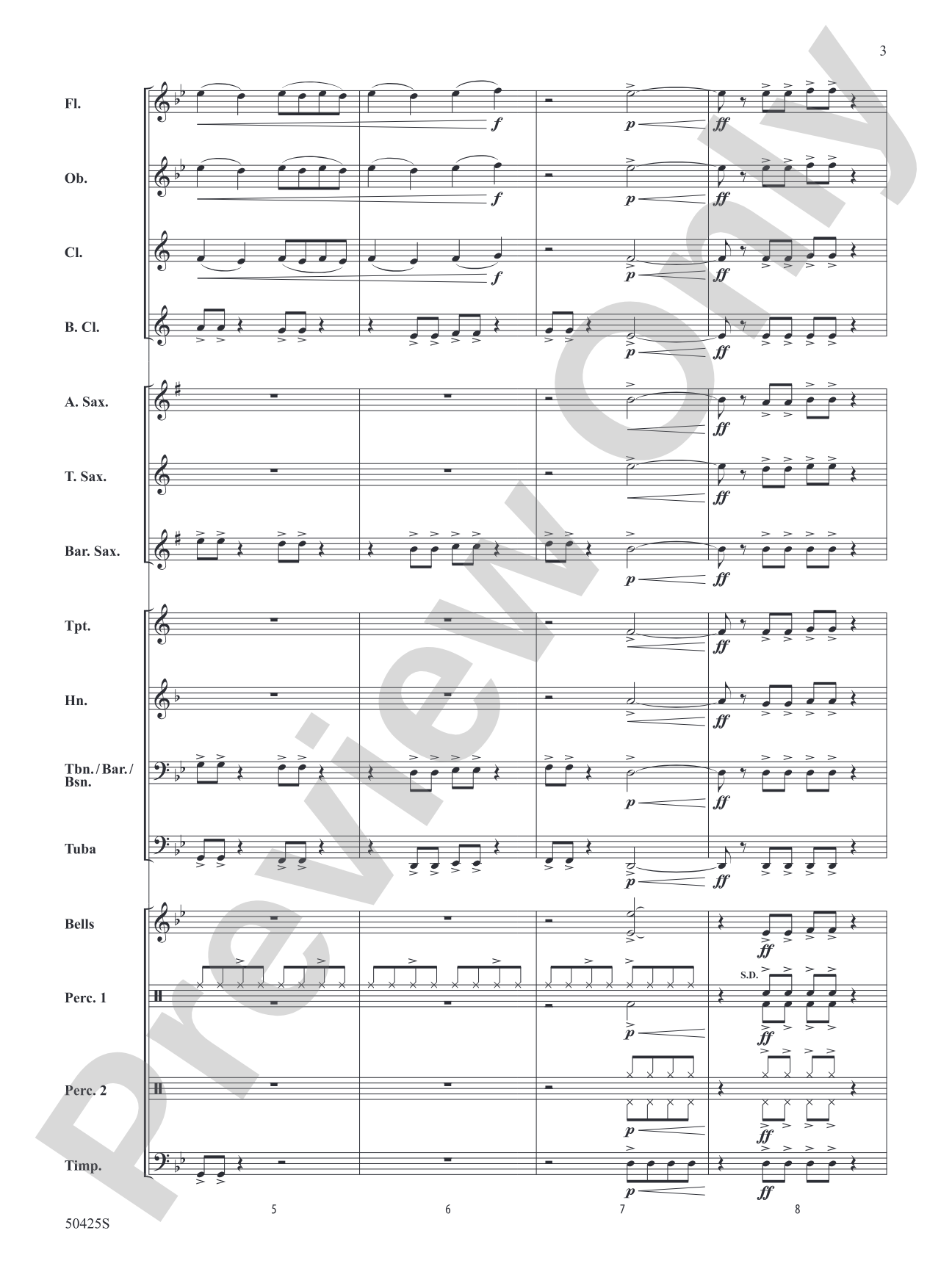 Mercury in Retrograde: Concert Band Conductor Score & Parts