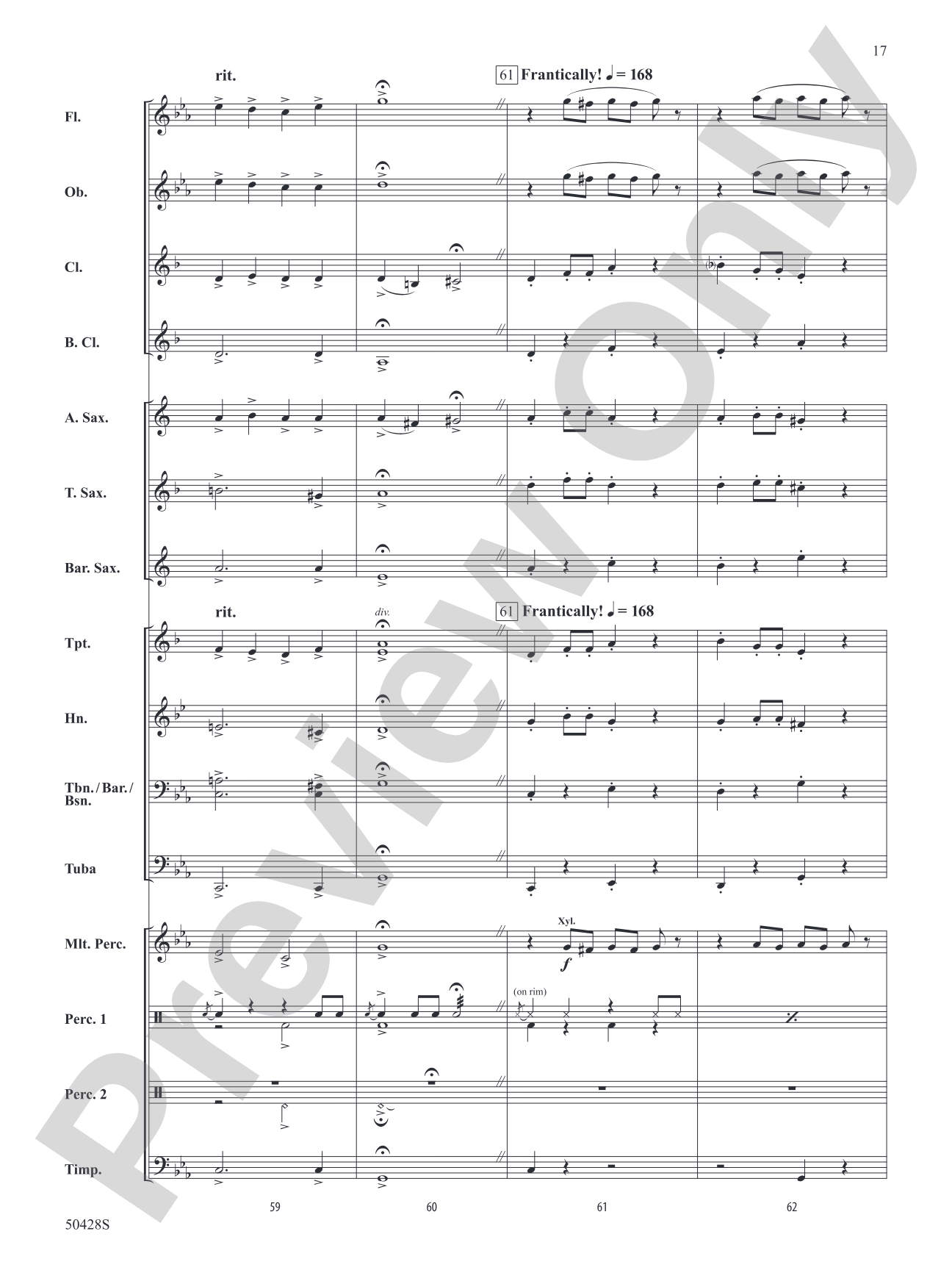 Skeleton Crew: Concert Band Conductor Score & Parts