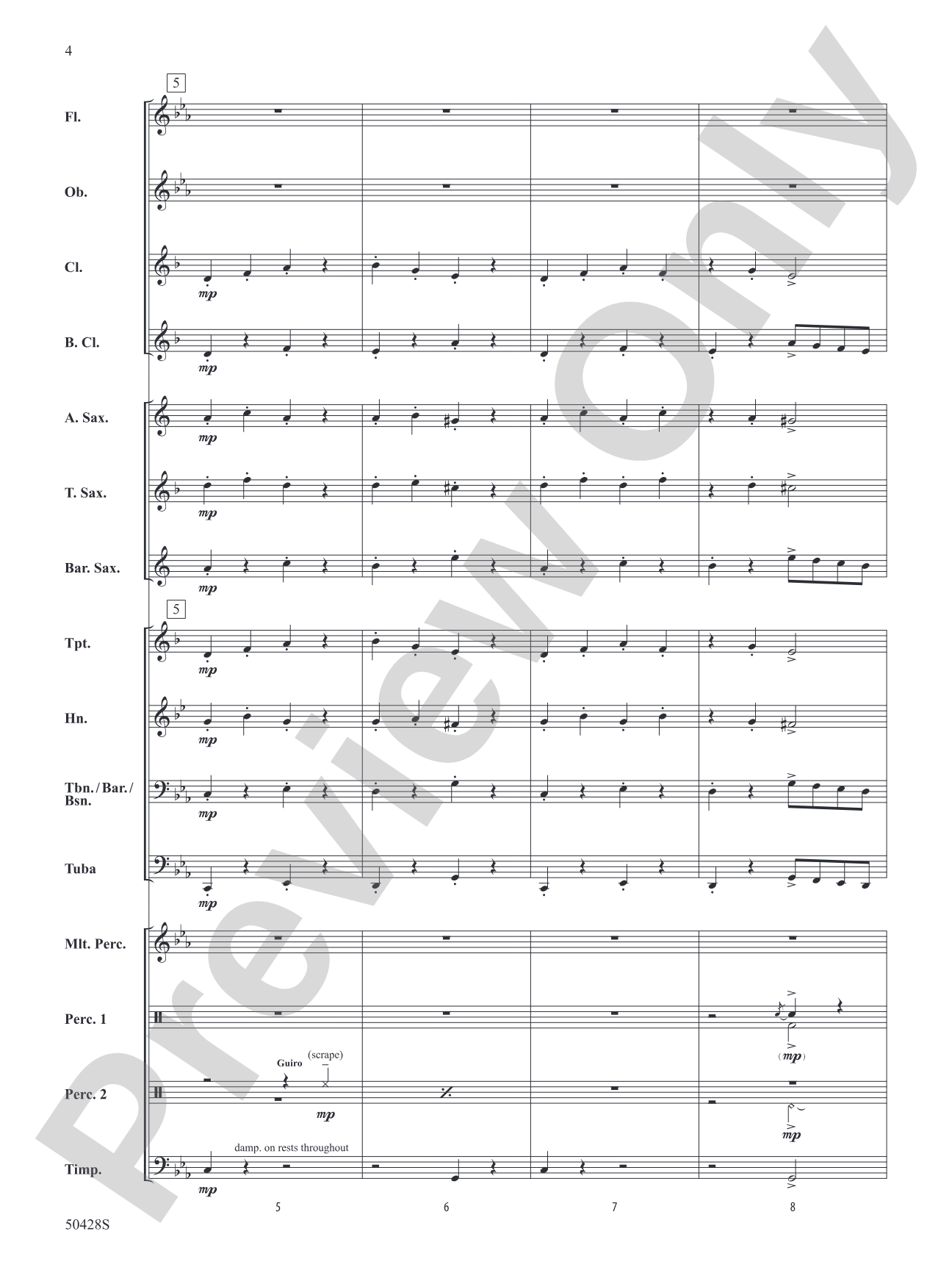 Skeleton Crew: Concert Band Conductor Score & Parts