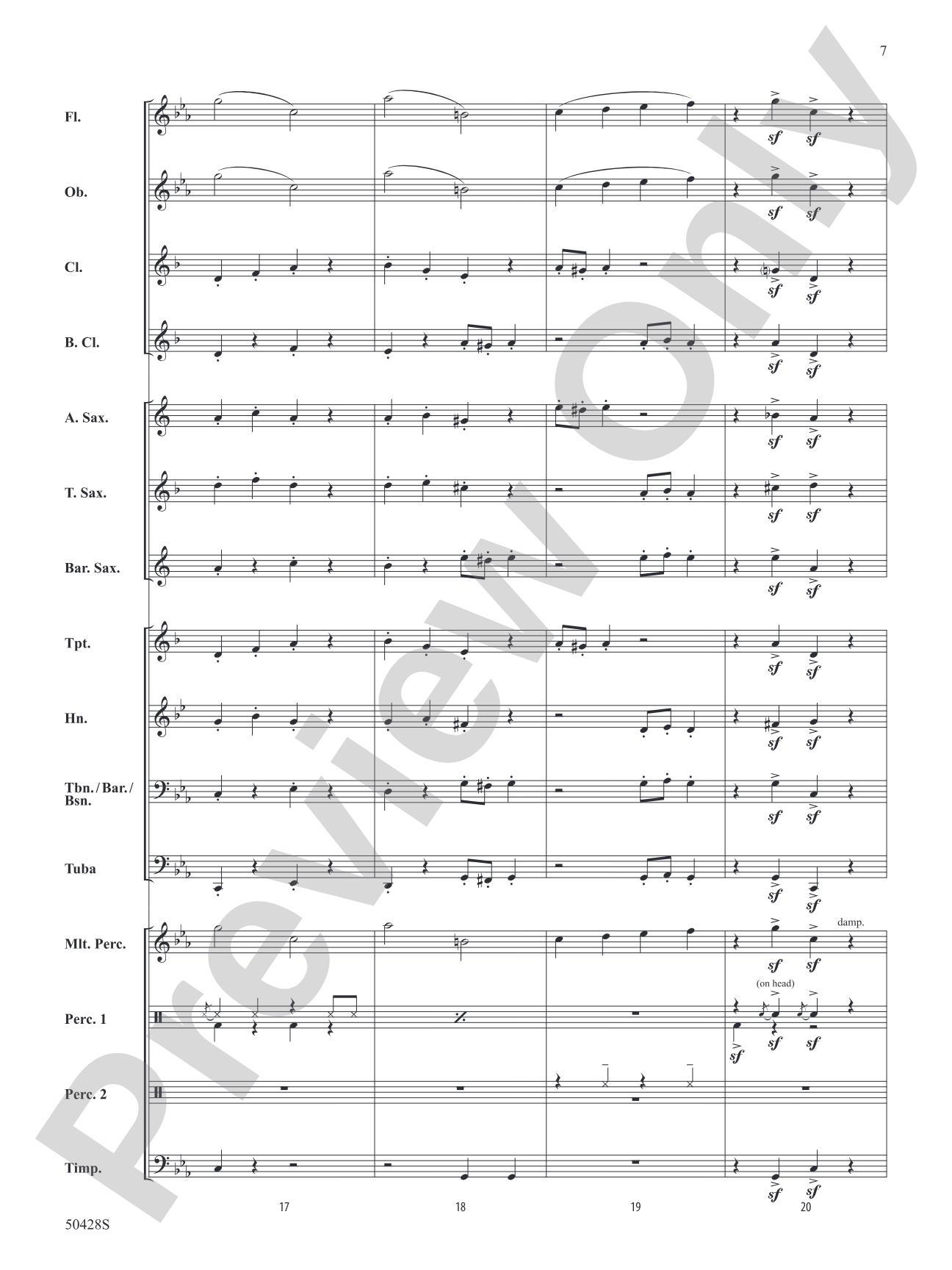Skeleton Crew: Concert Band Conductor Score & Parts