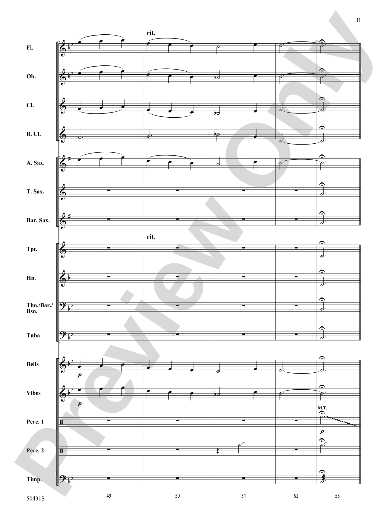 Winter Song: Concert Band Conductor Score & Parts