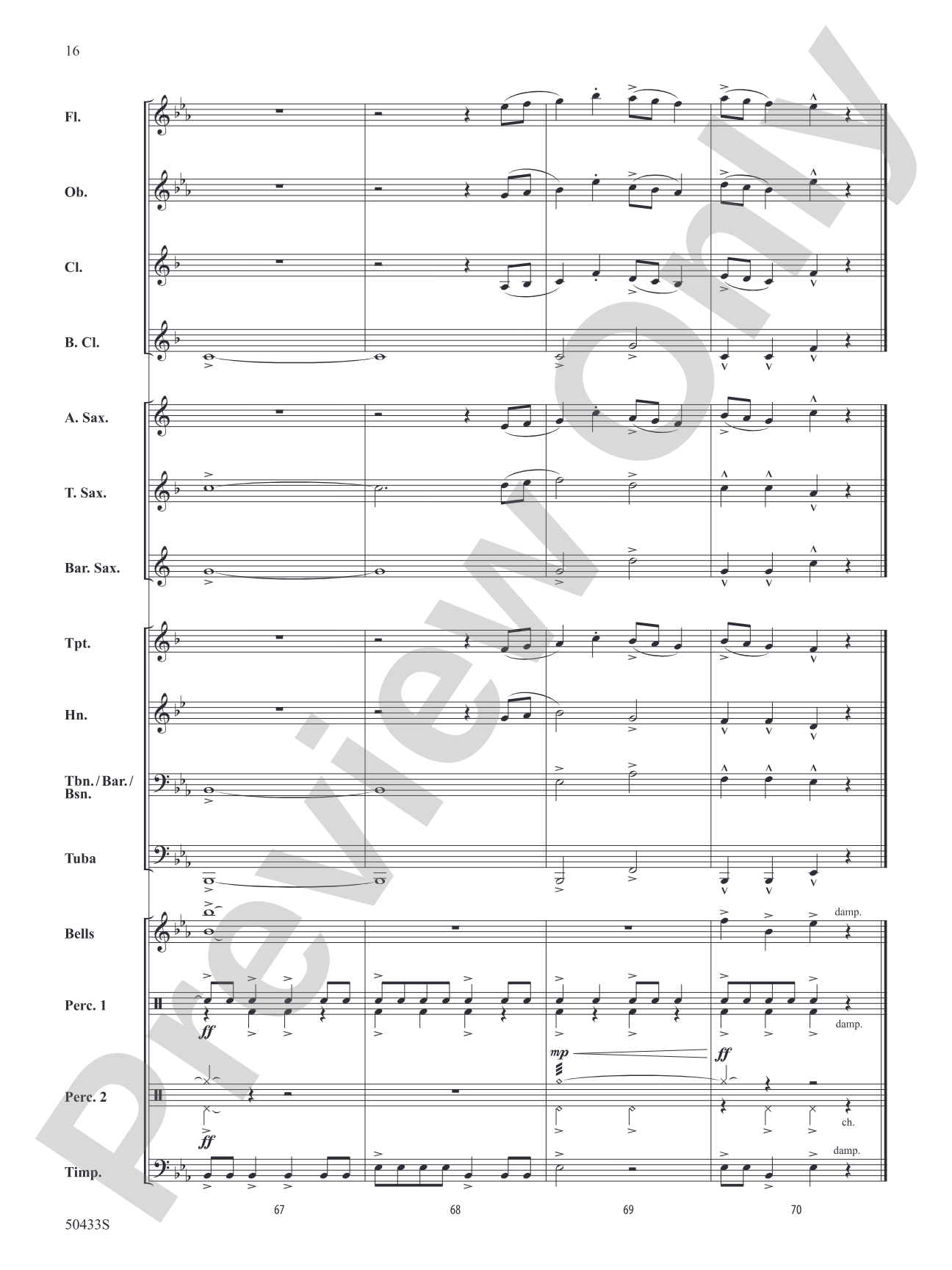 Chasing Sunshine: Concert Band Conductor Score & Parts