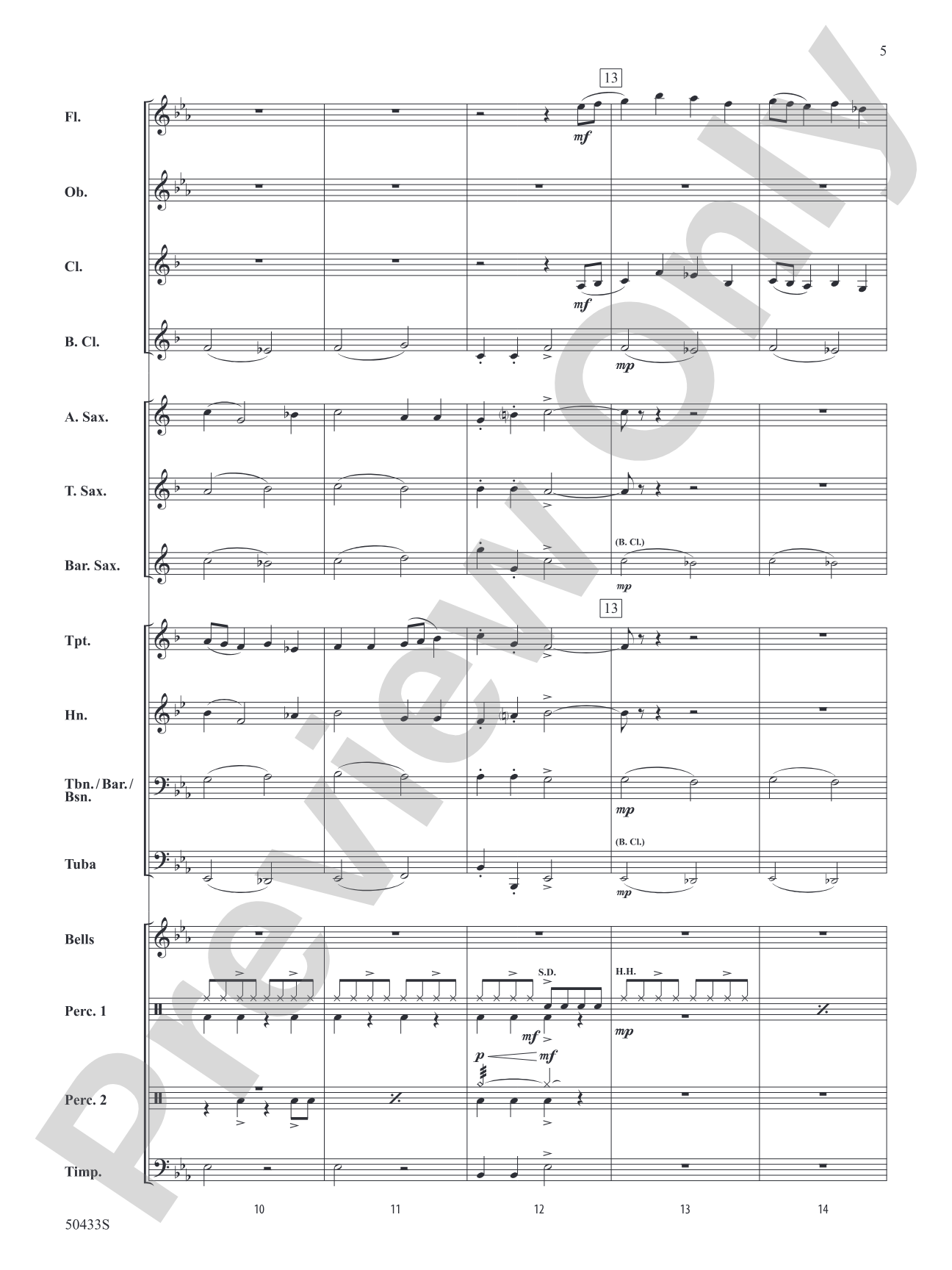 Chasing Sunshine: Concert Band Conductor Score & Parts