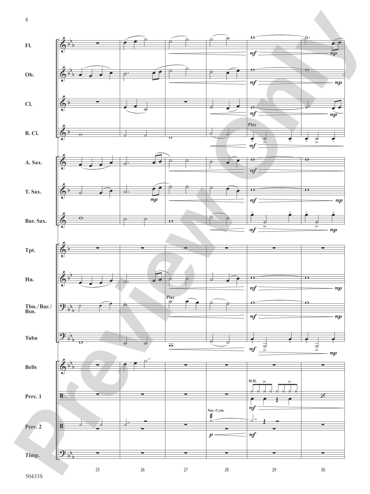 Chasing Sunshine: Concert Band Conductor Score & Parts