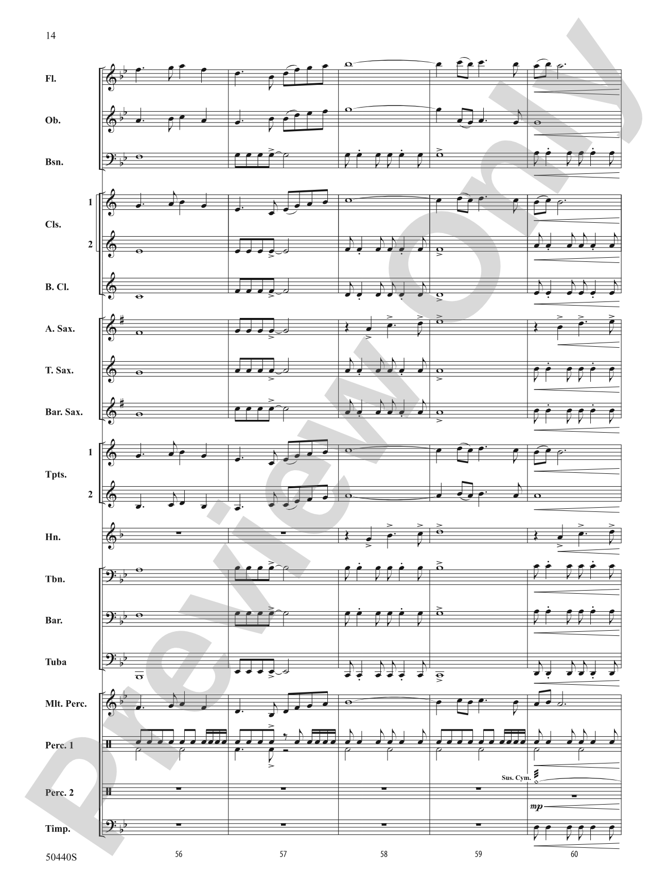 Further Derivations: Concert Band Conductor Score & Parts