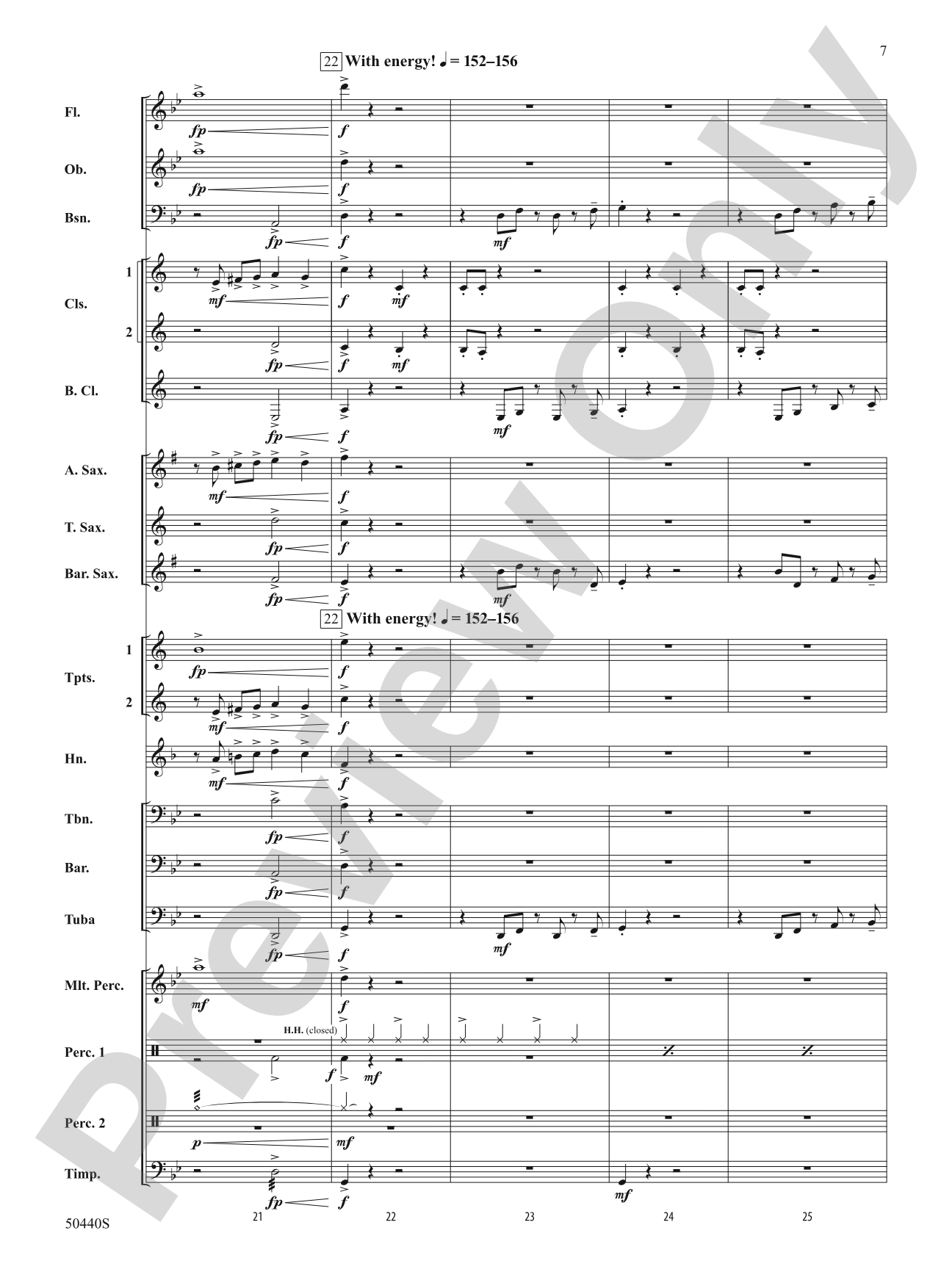 Further Derivations: Concert Band Conductor Score & Parts