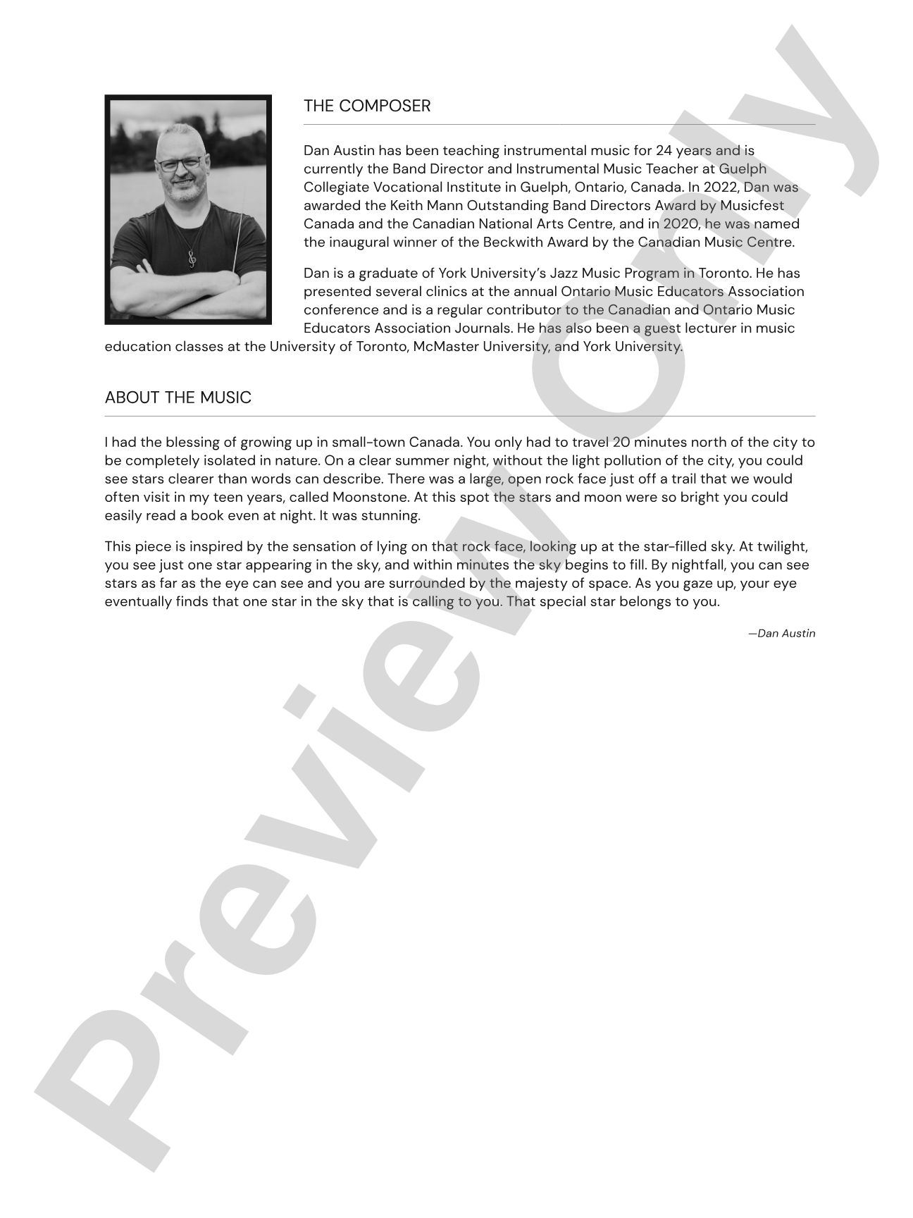 UNDER THE NORTHERN STARS/MYB: Concert Band Conductor Score & Parts