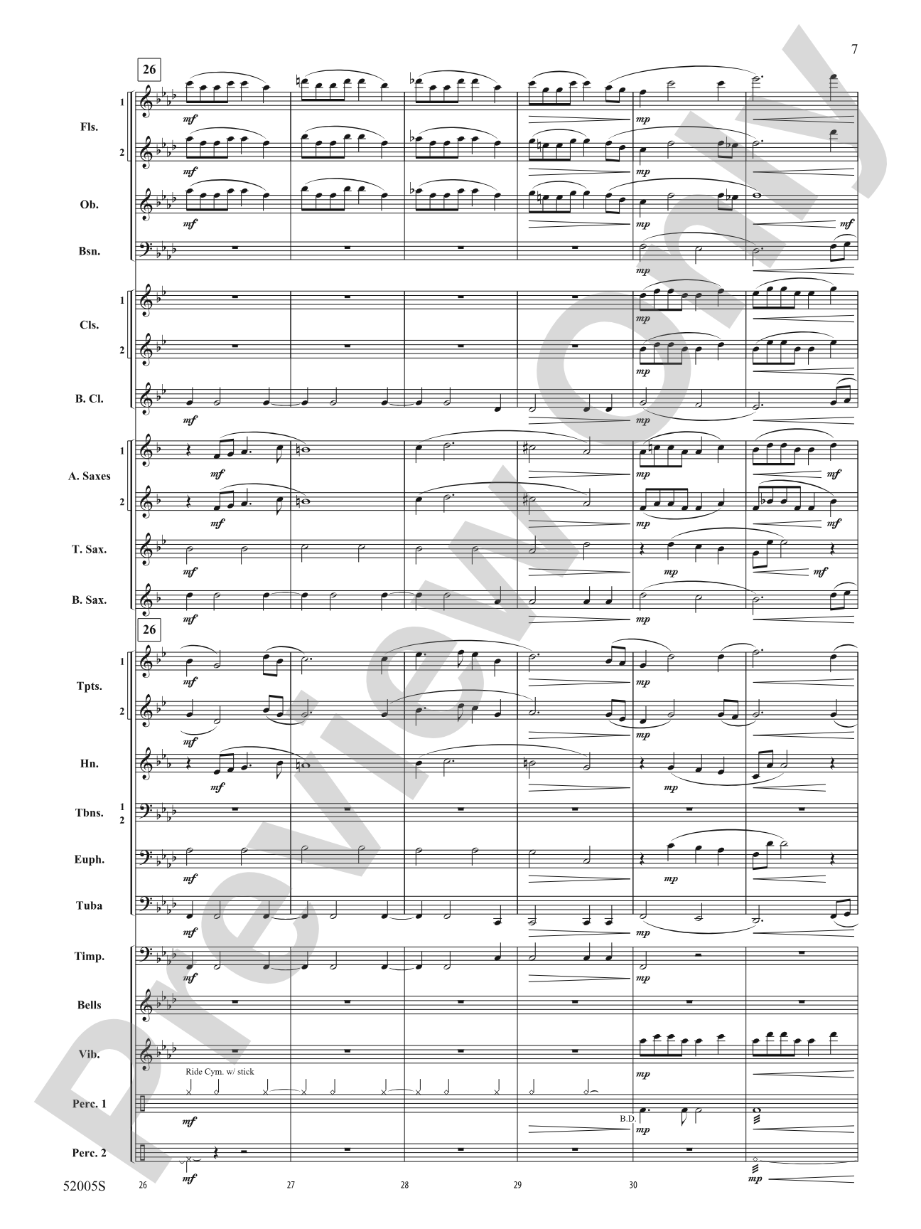 UNDER THE NORTHERN STARS/MYB: Concert Band Conductor Score & Parts