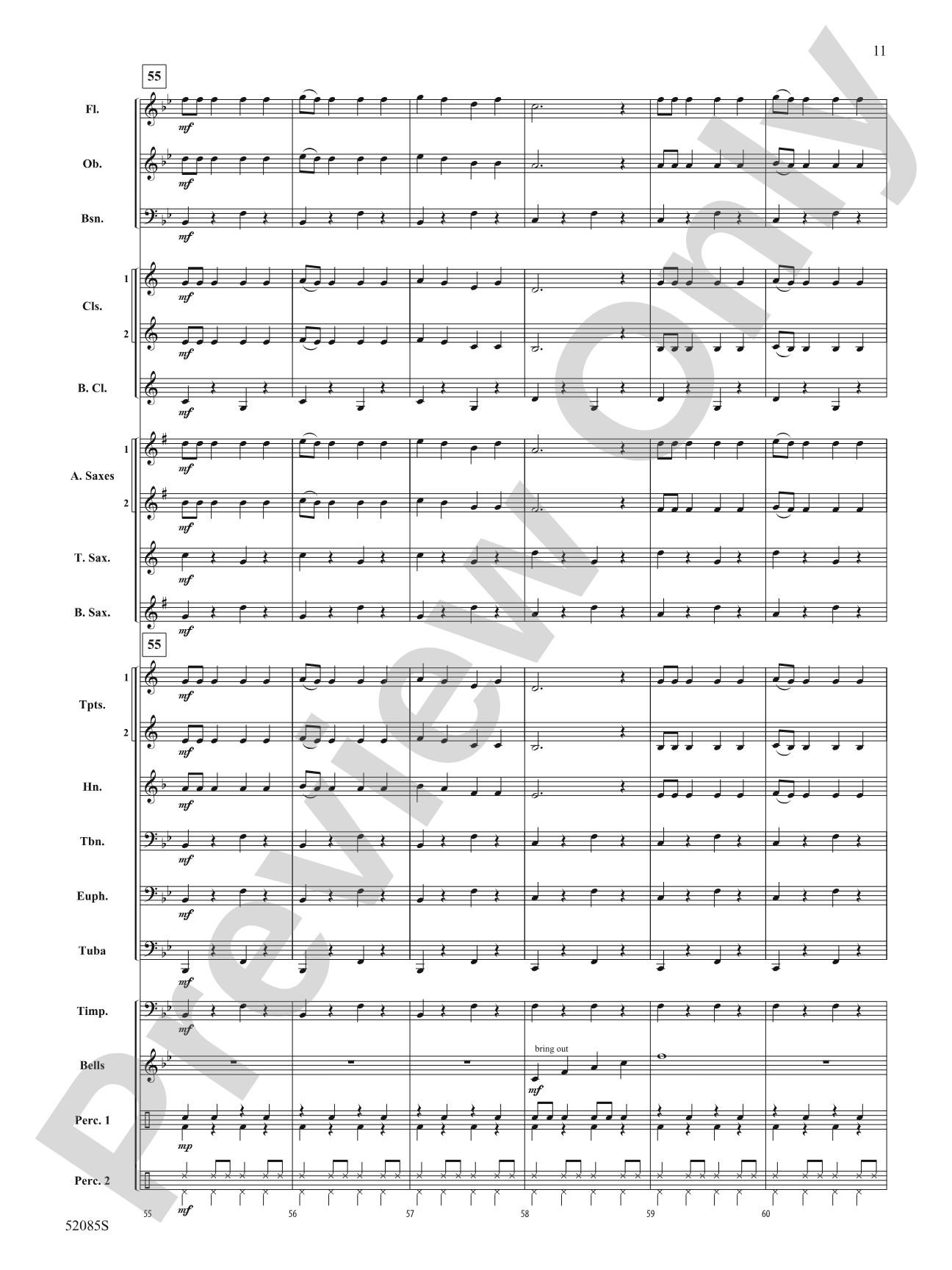 Frosty the Snowman: Concert Band Conductor Score & Parts