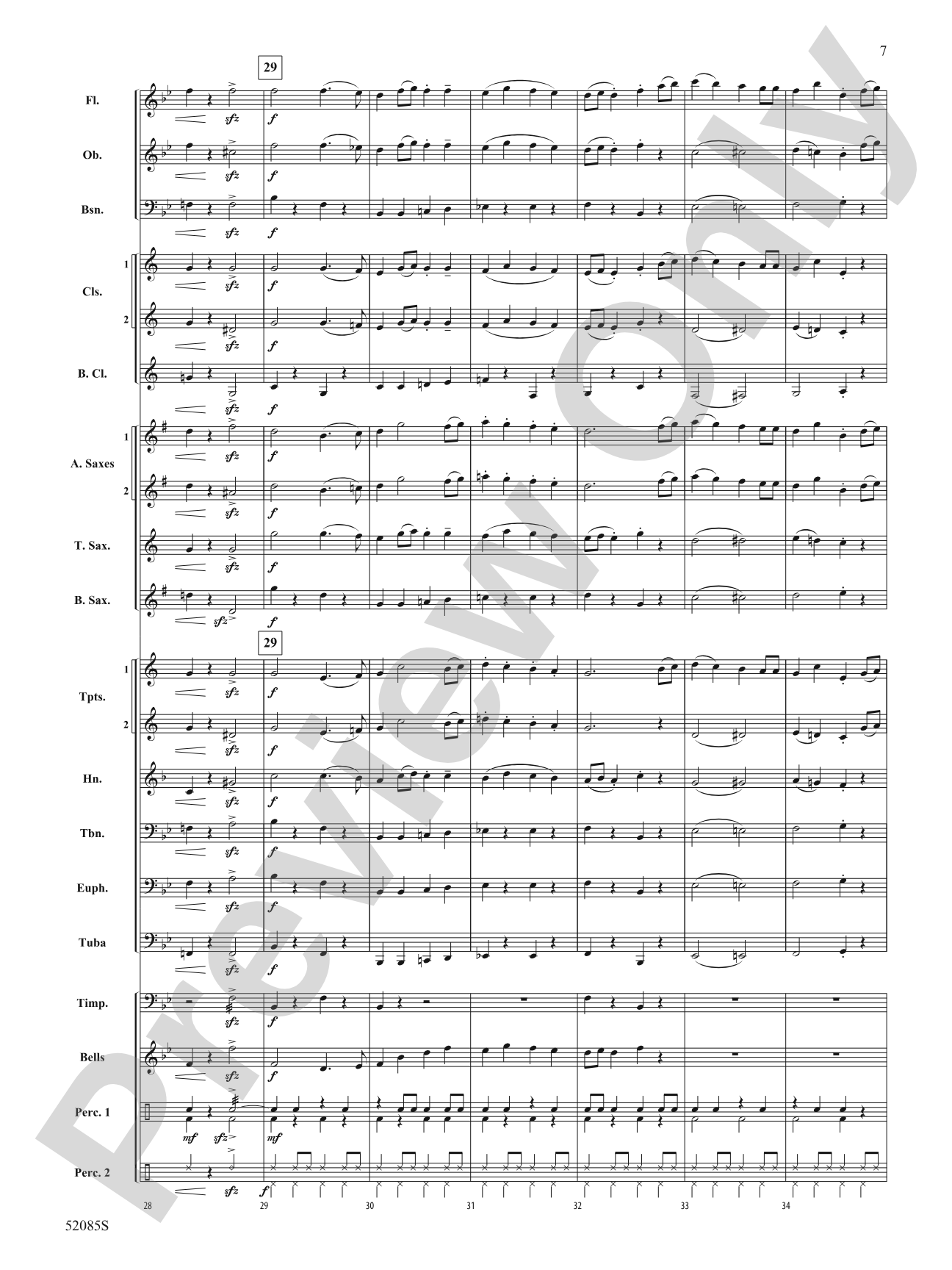 Frosty the Snowman: Concert Band Conductor Score & Parts