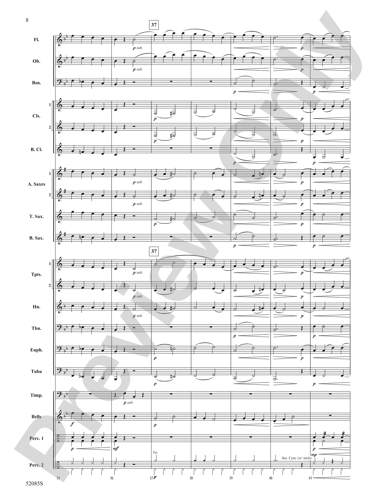 Frosty the Snowman: Concert Band Conductor Score & Parts