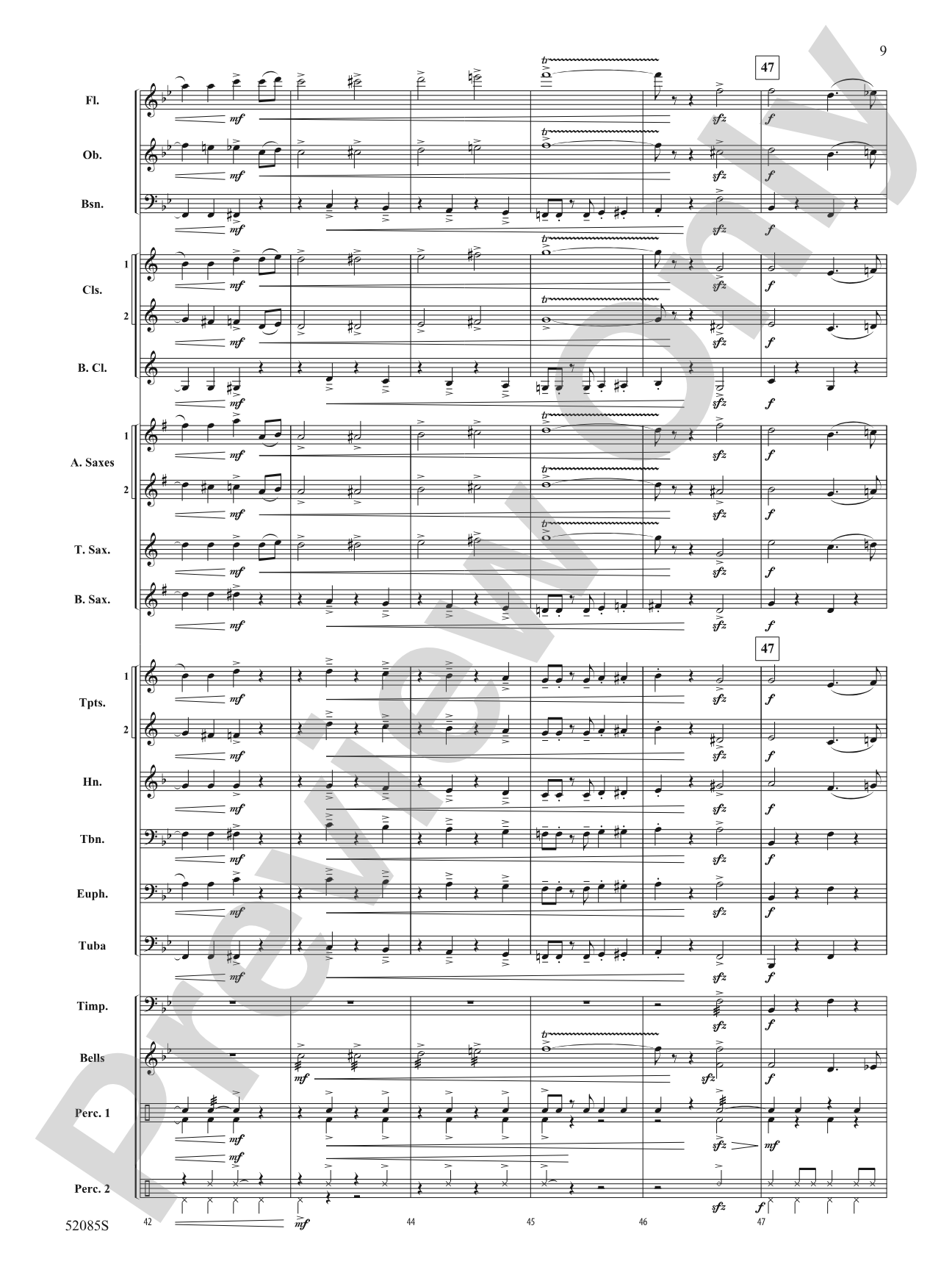 Frosty the Snowman: Concert Band Conductor Score & Parts