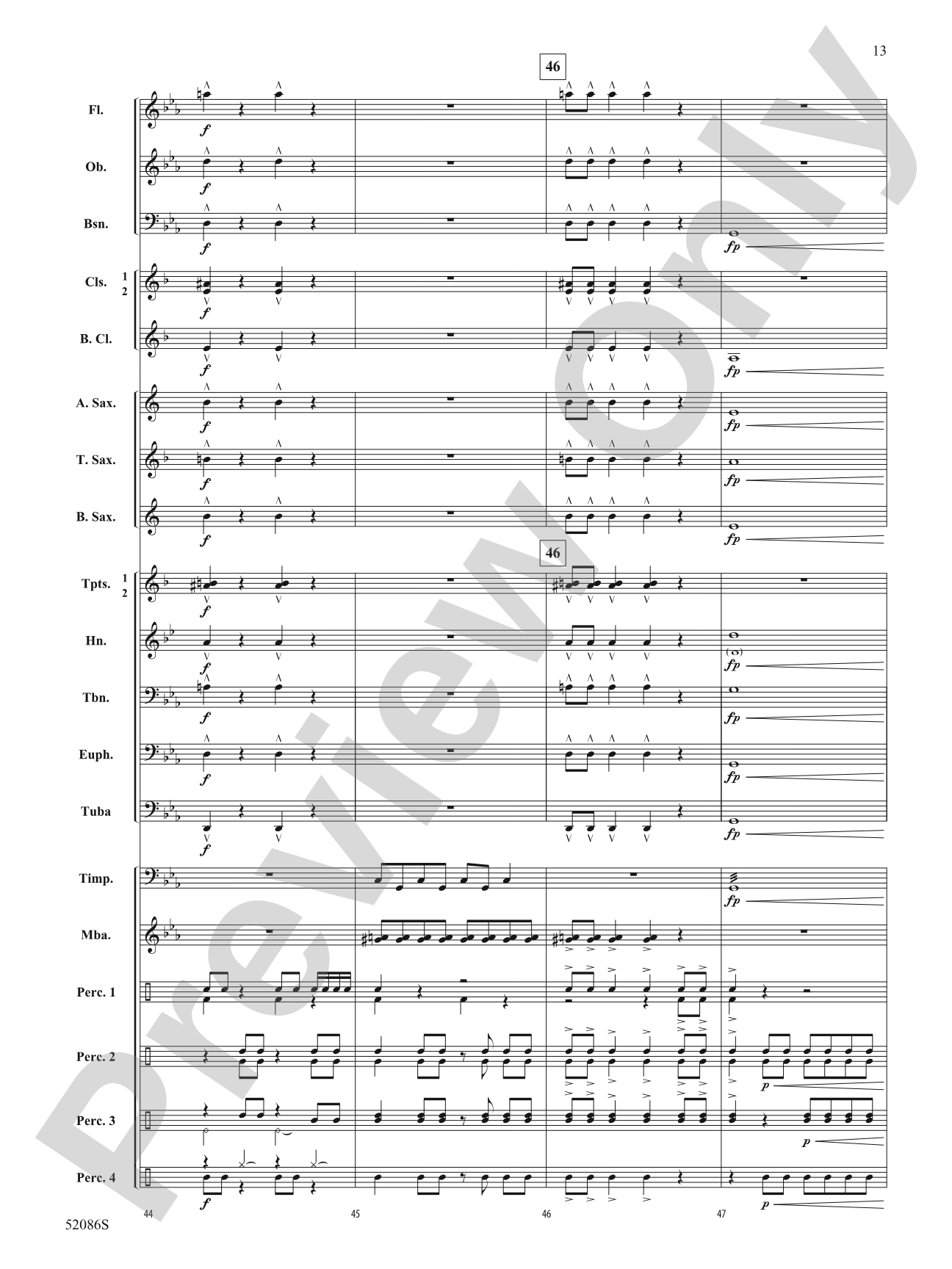 Molten Fury: Concert Band Conductor Score & Parts