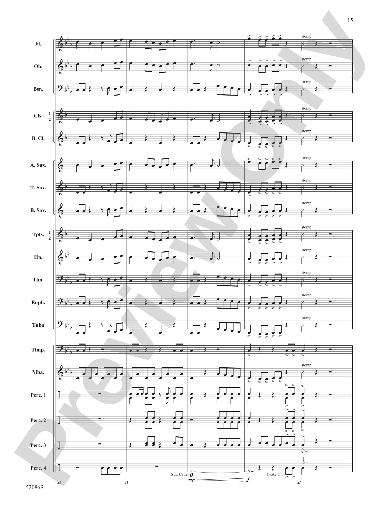 Molten Fury: Concert Band Conductor Score & Parts