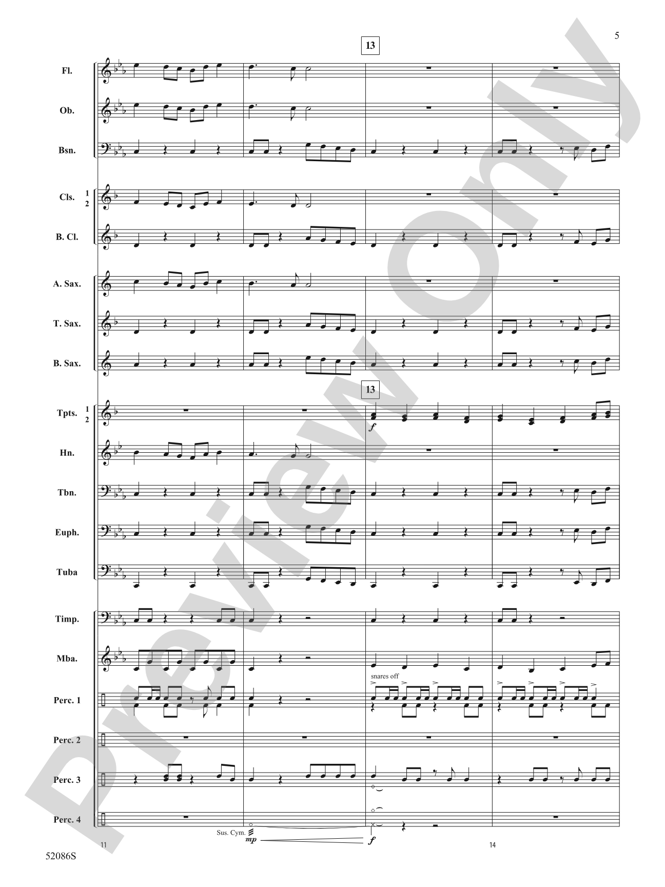 Molten Fury: Concert Band Conductor Score & Parts