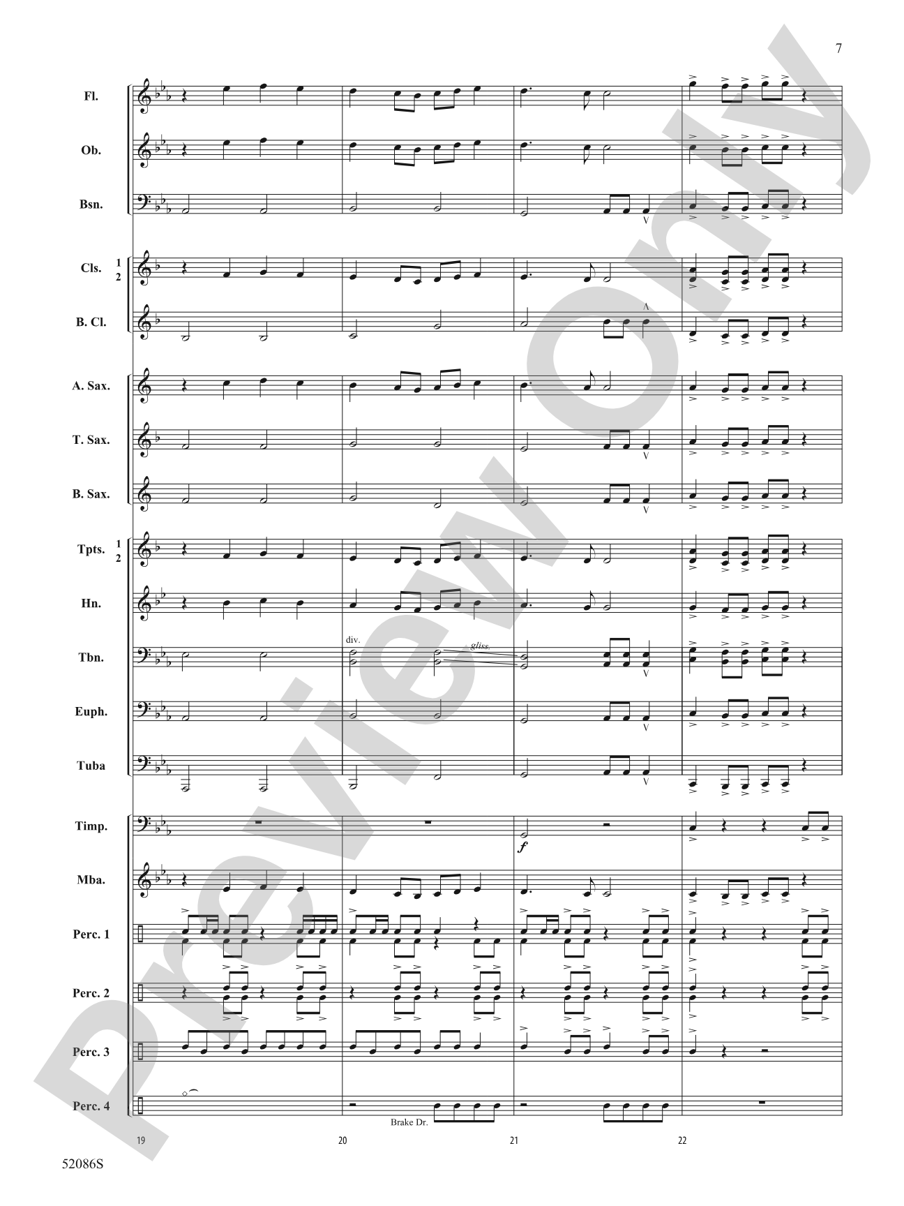 Molten Fury: Concert Band Conductor Score & Parts