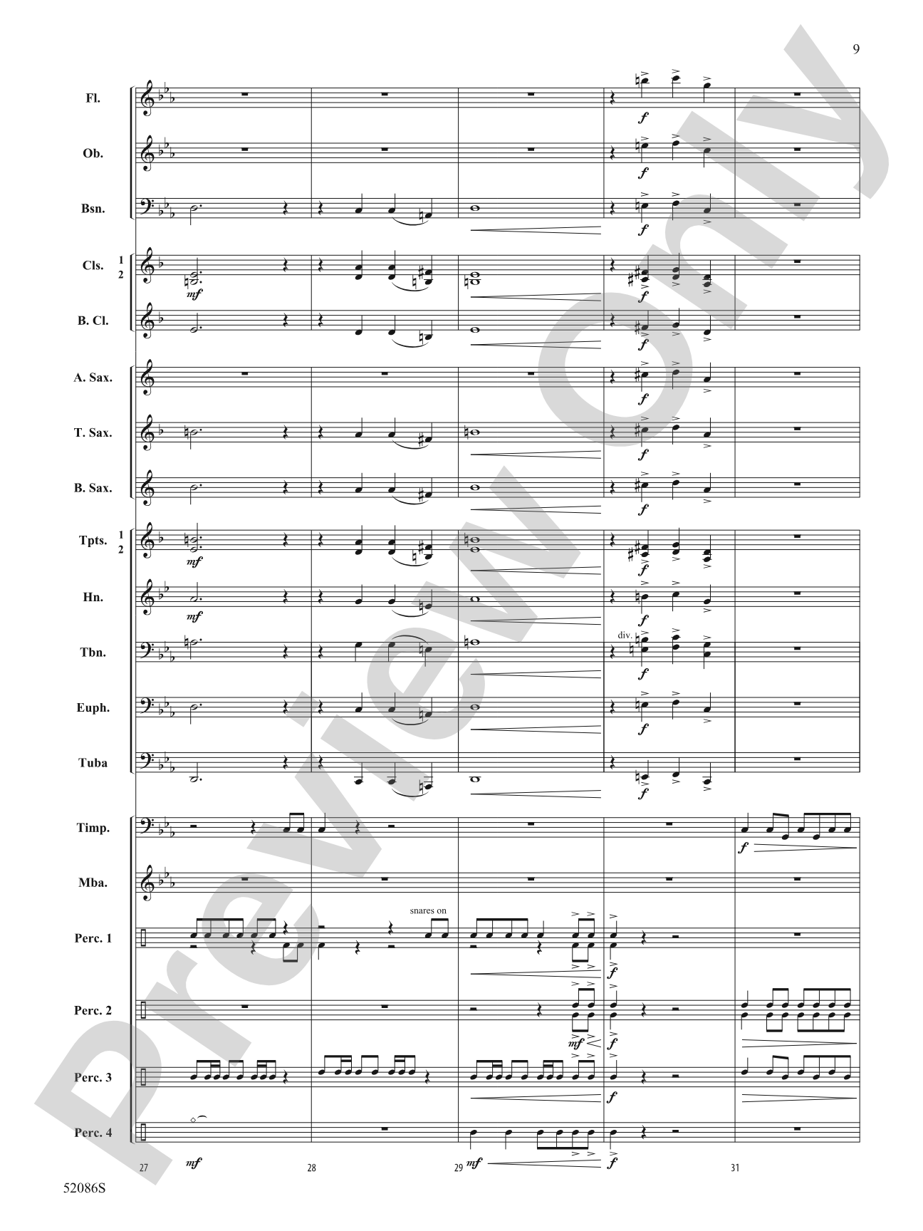 Molten Fury: Concert Band Conductor Score & Parts