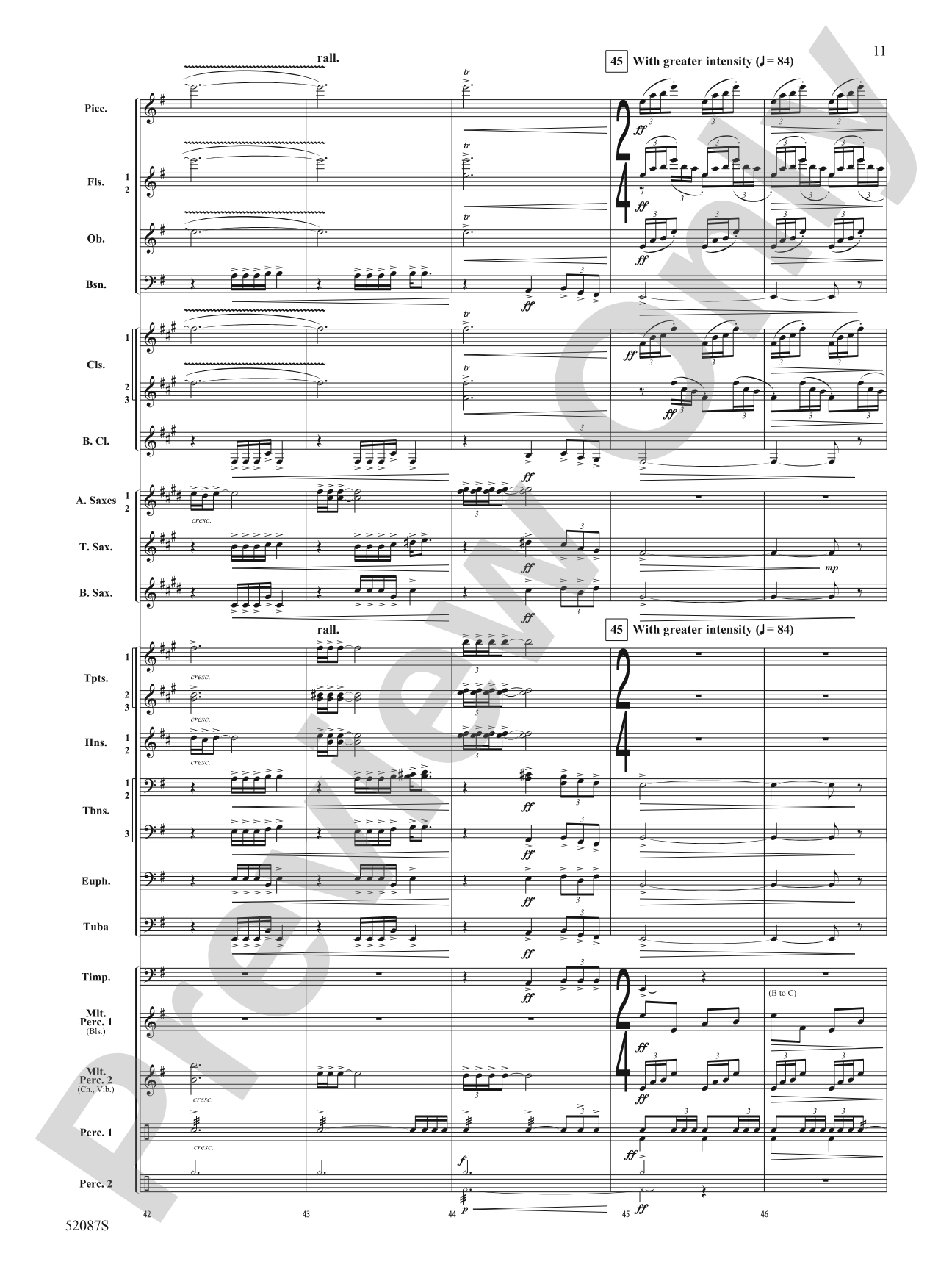 An Ellicott Legacy: Concert Band Conductor Score & Parts