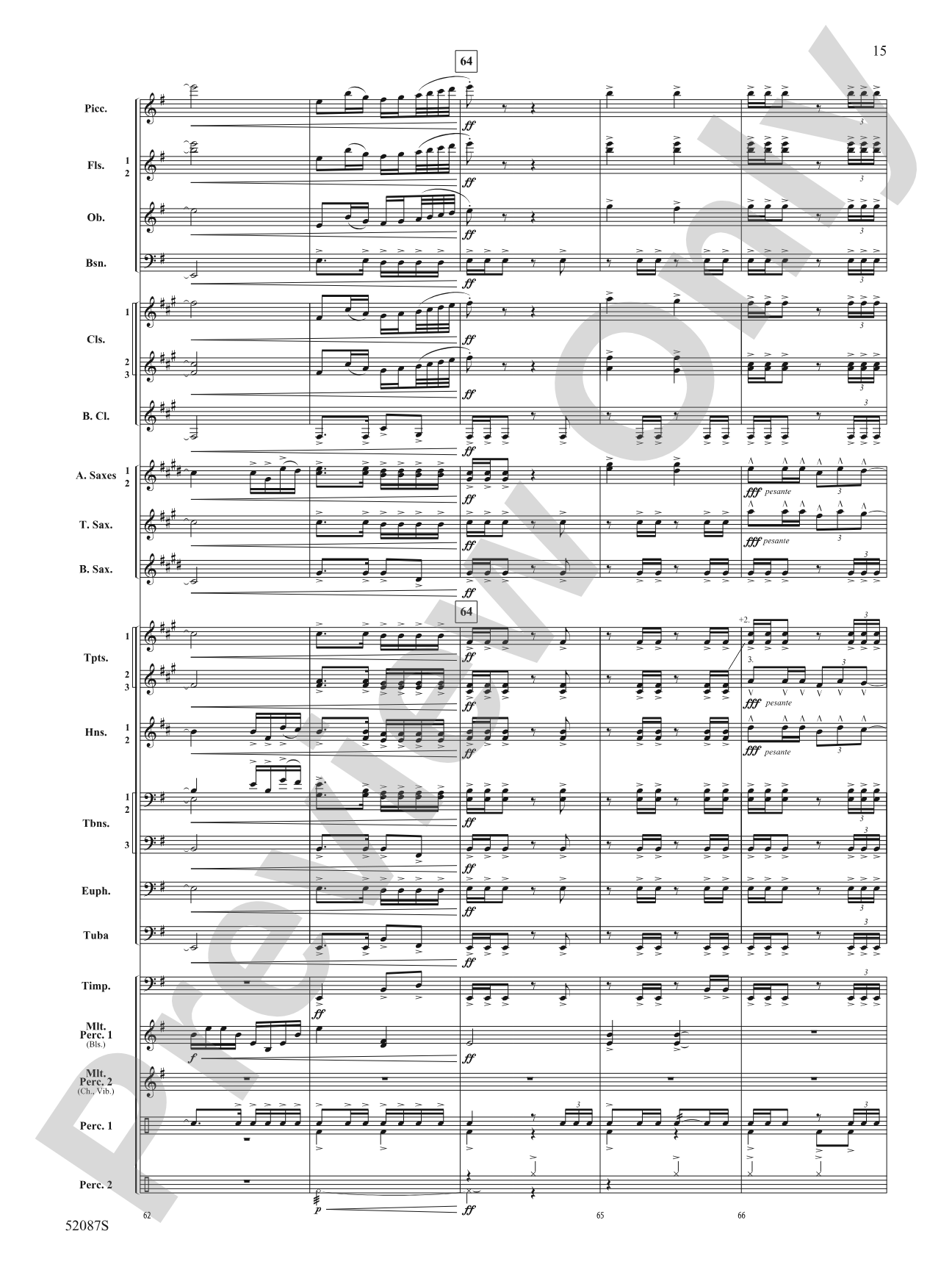 An Ellicott Legacy: Concert Band Conductor Score & Parts