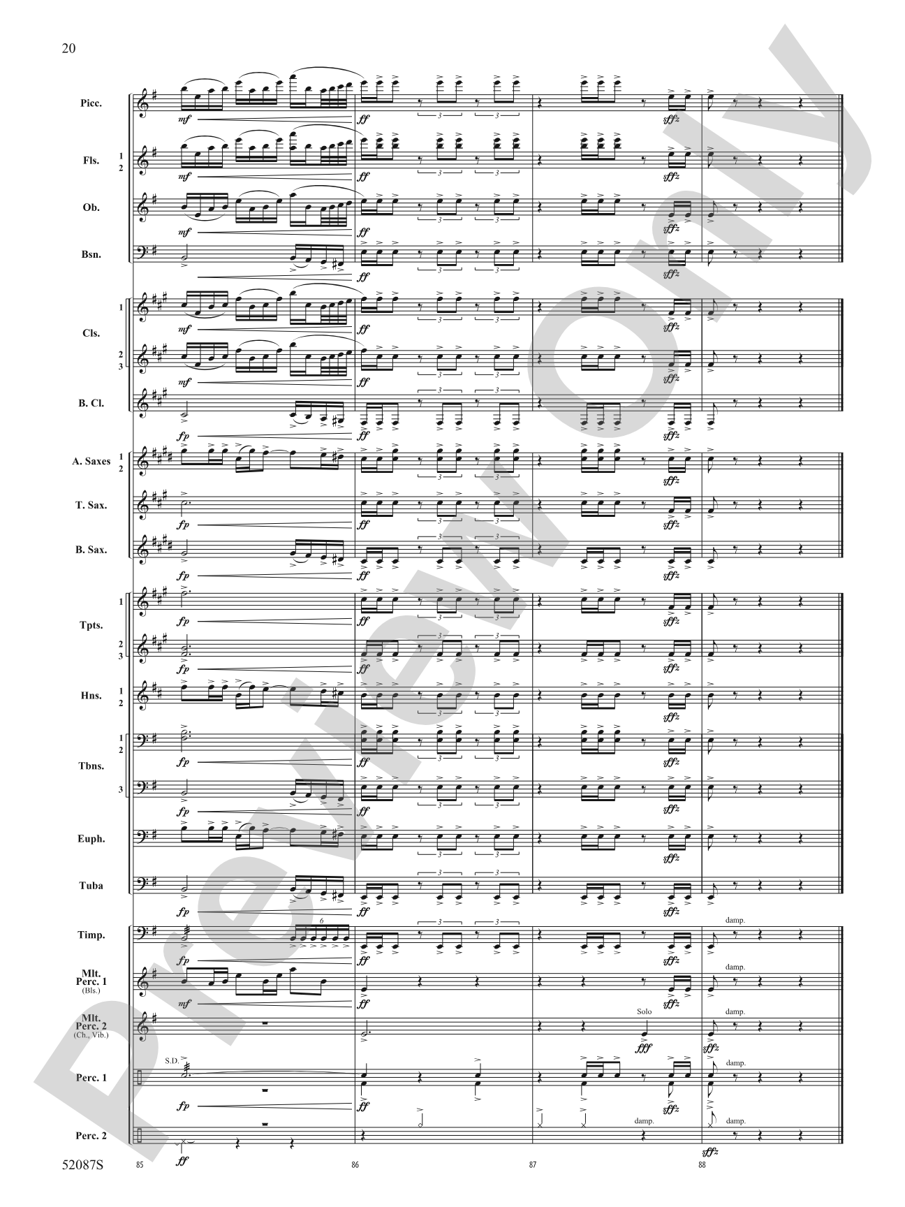 An Ellicott Legacy: Concert Band Conductor Score & Parts