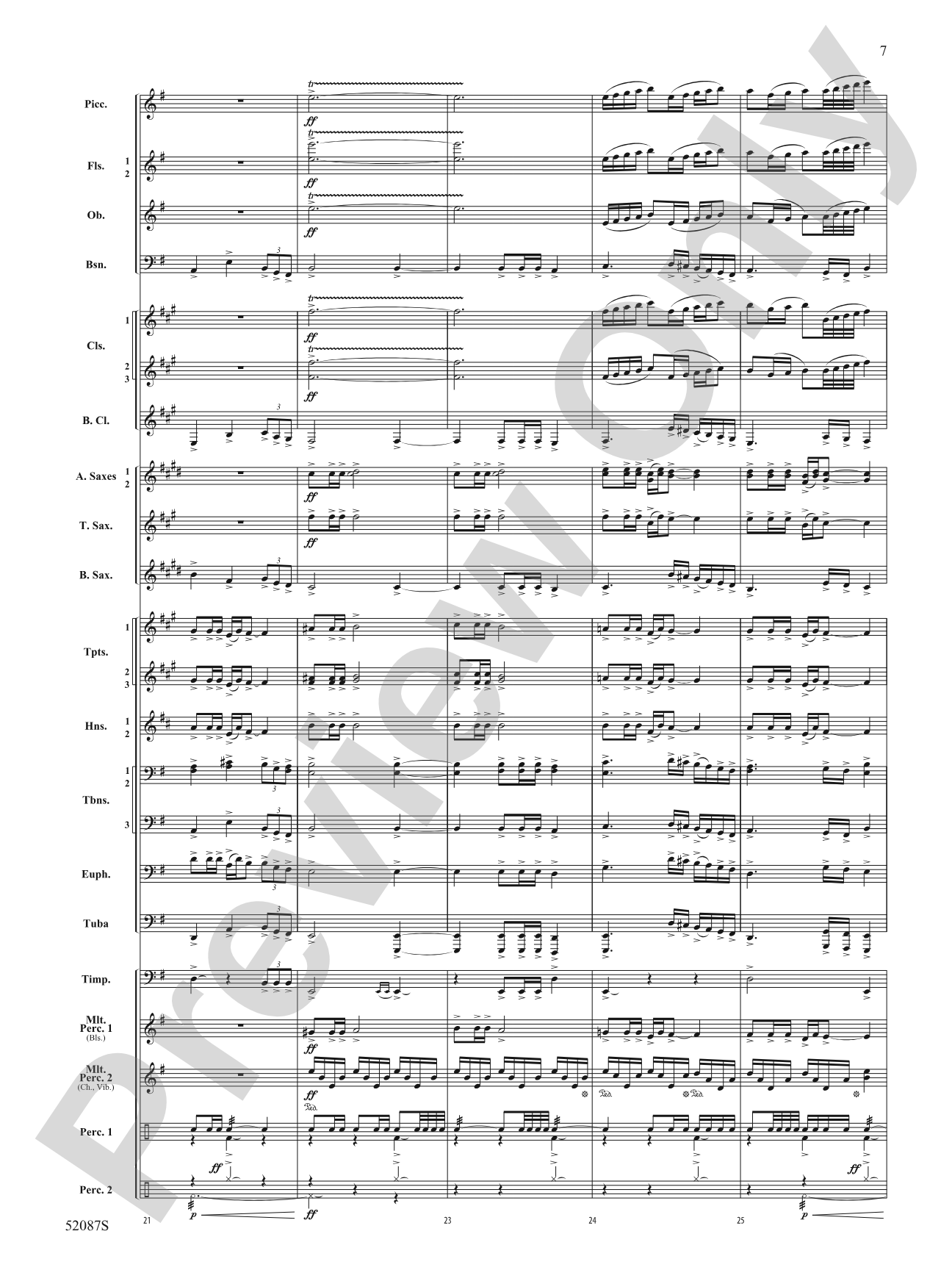 An Ellicott Legacy: Concert Band Conductor Score & Parts