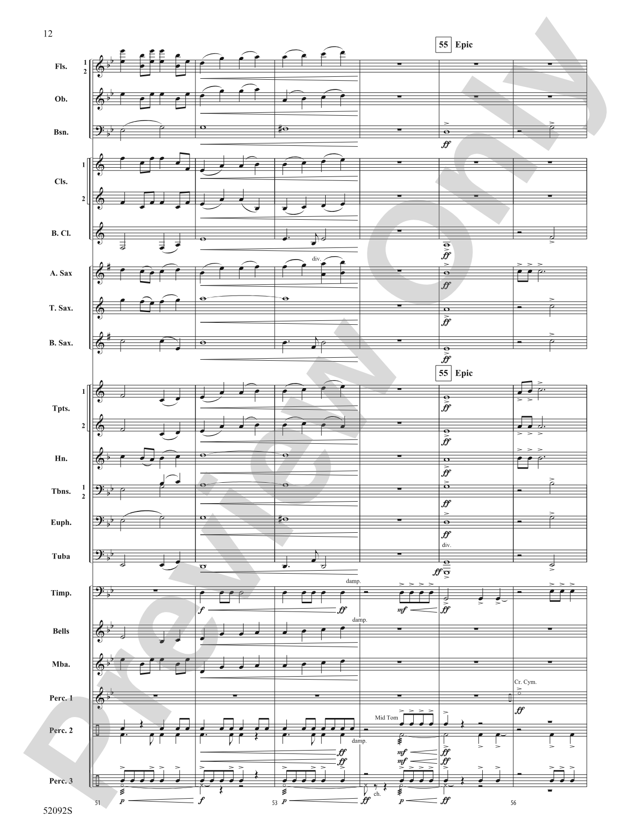 BORN TO RISE/MYB: Concert Band Conductor Score & Parts