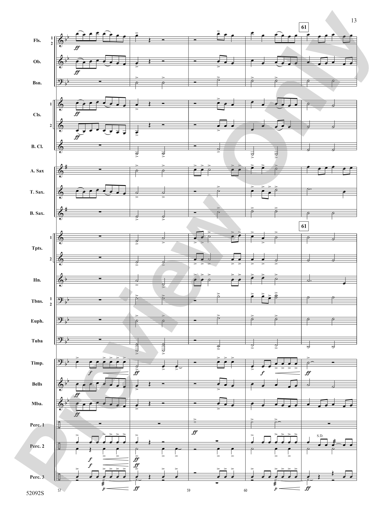 BORN TO RISE/MYB: Concert Band Conductor Score & Parts