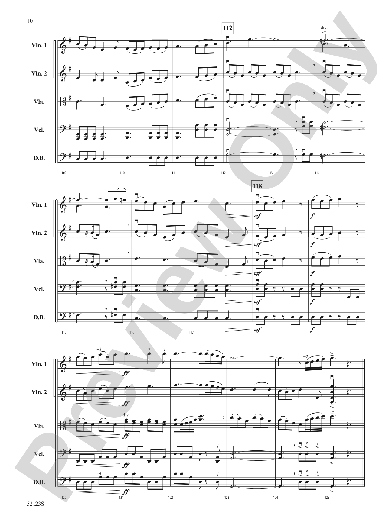 Beacon in the Mist: String Orchestra Conductor Score & Parts