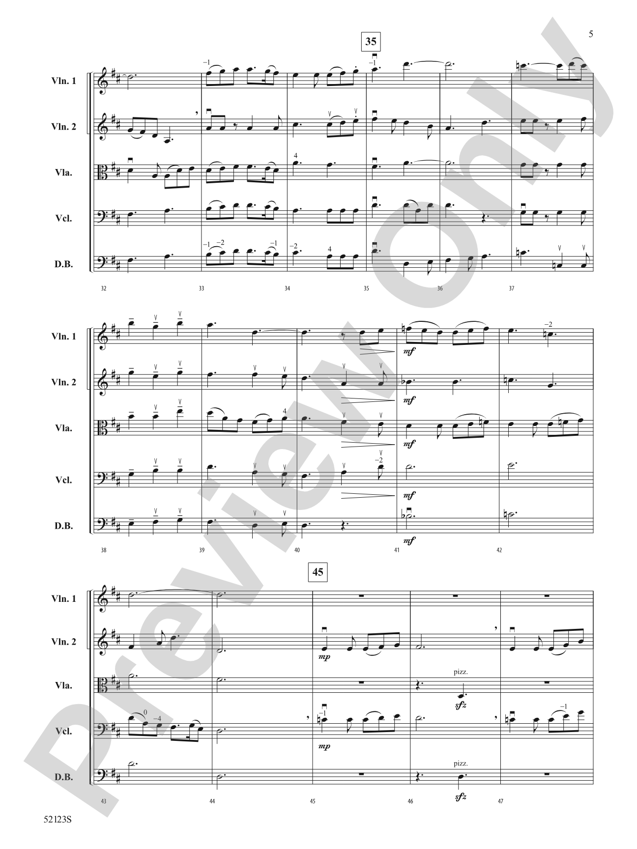 Beacon in the Mist: String Orchestra Conductor Score & Parts