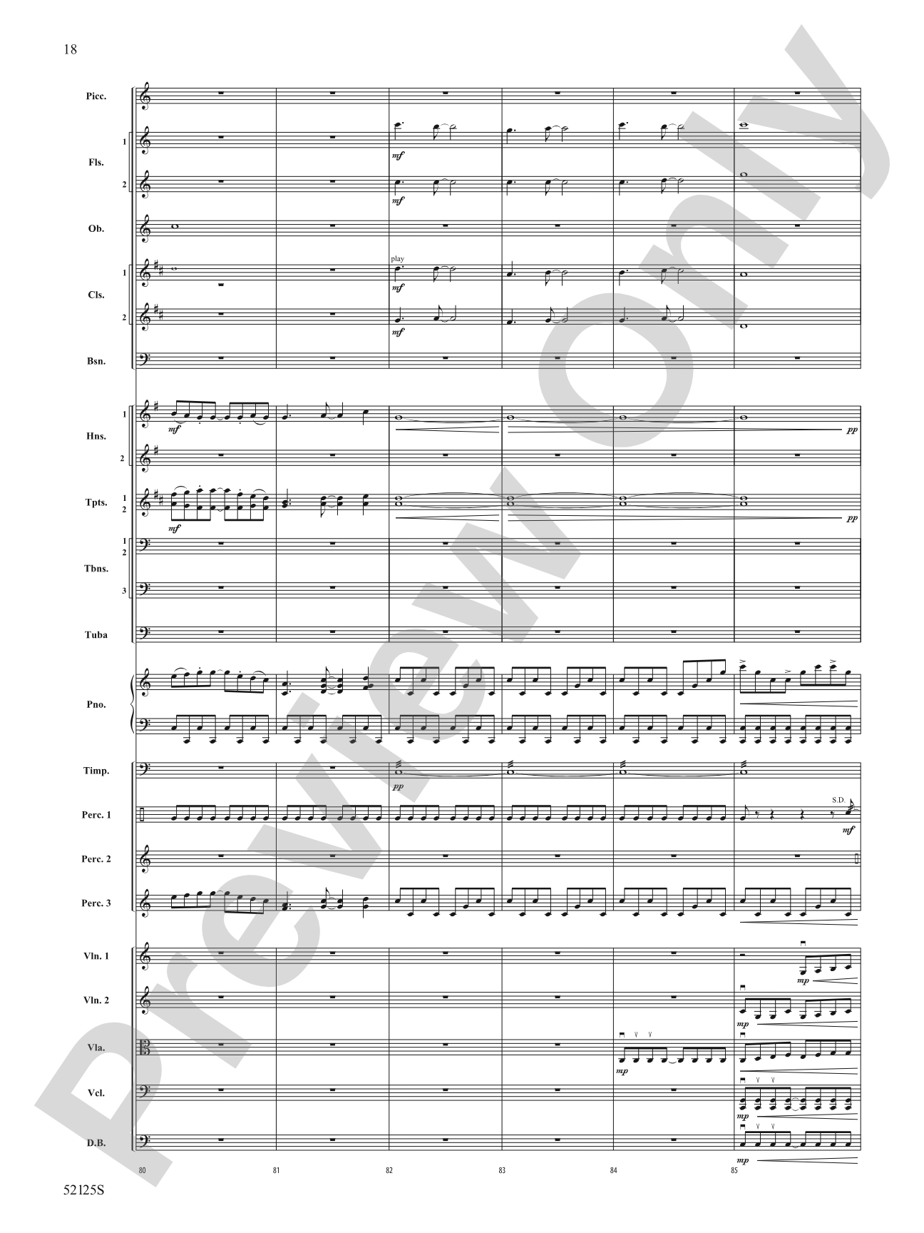 Drive: Full Orchestra Conductor Score & Parts